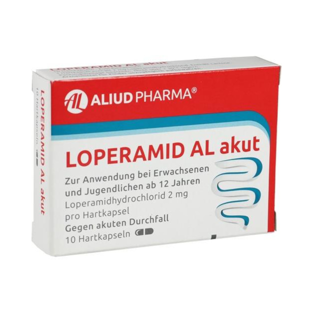 Loperamid AL akut bei akutem Durchfall Abbildung für Loperamid AL akut bei akutem Durchfall