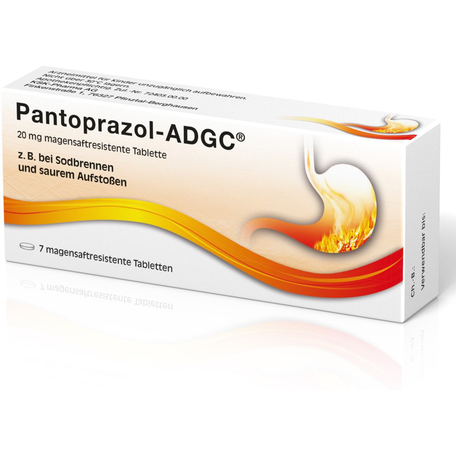 PANTOPRAZOL ADGC 20 mg magensaftres.Tabletten Abbildung für PANTOPRAZOL ADGC 20 mg magensaftres.Tabletten