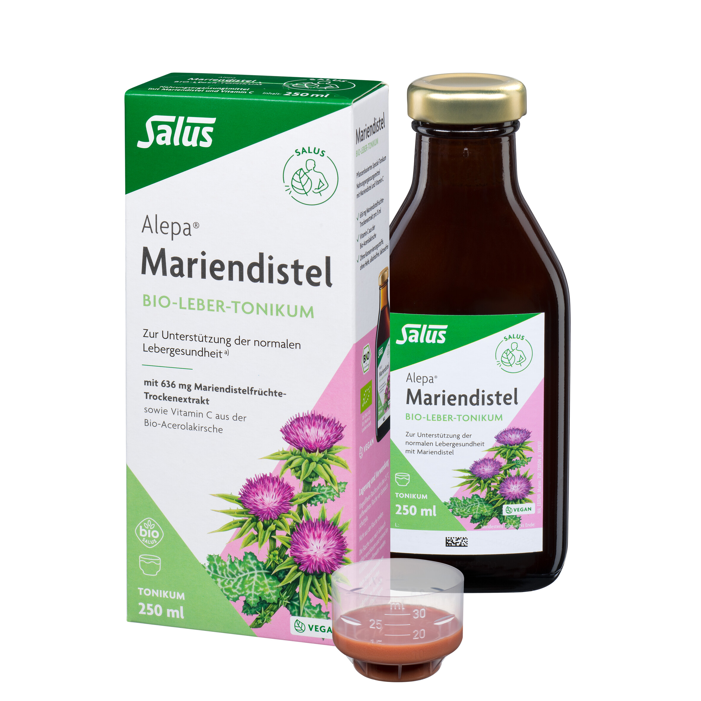 ALEPA Mariendistel Bio-Leber-Tonikum Salus Abbildung für ALEPA Mariendistel Bio-Leber-Tonikum Salus