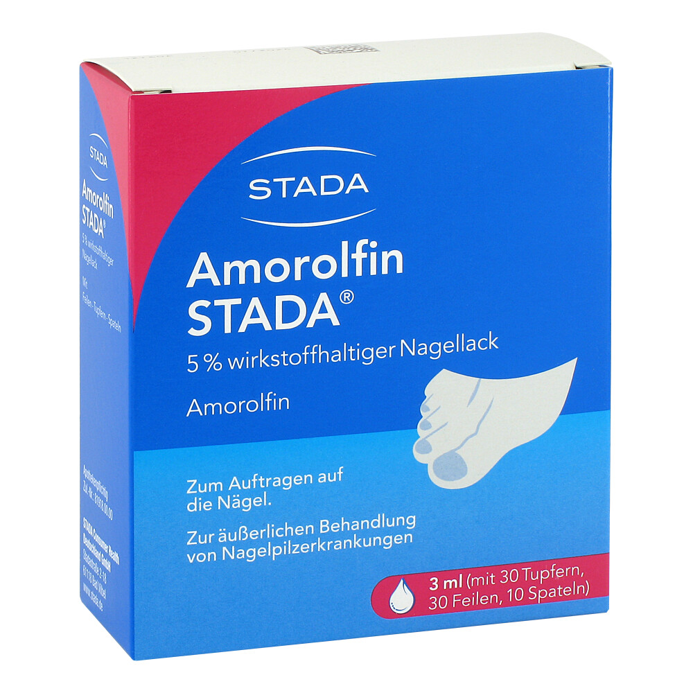 AMOROLFIN STADA 5% wirkstoffhaltiger Nagellack Abbildung für AMOROLFIN STADA 5% wirkstoffhaltiger Nagellack
