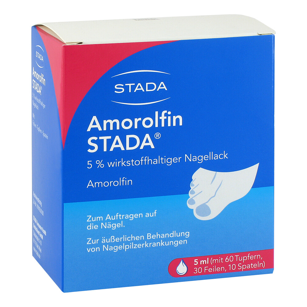 AMOROLFIN STADA 5% wirkstoffhaltiger Nagellack Abbildung für AMOROLFIN STADA 5% wirkstoffhaltiger Nagellack