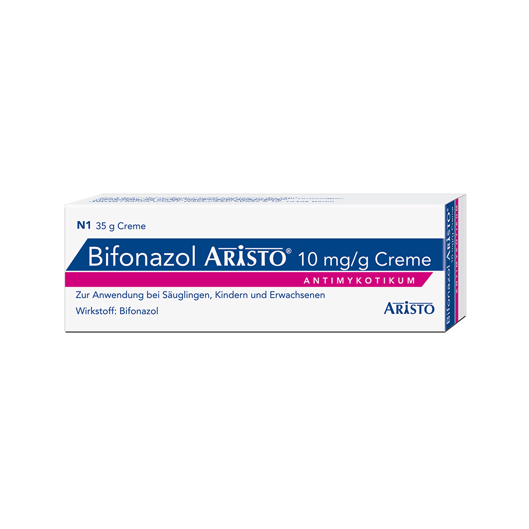 BIFONAZOL Aristo 10 mg/g Creme Abbildung für BIFONAZOL Aristo 10 mg/g Creme