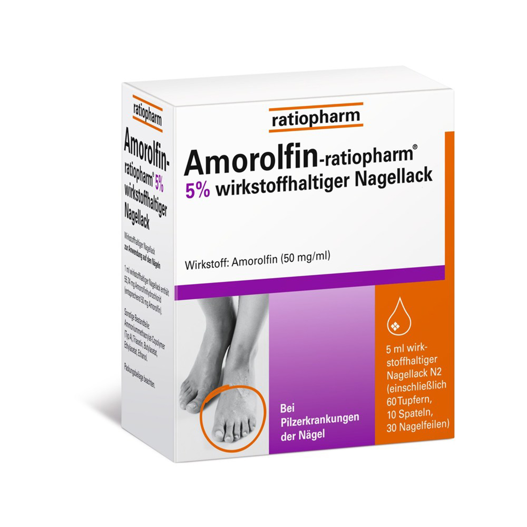 AMOROLFIN-ratiopharm 5% wirkstoffhalt.Nagellack Abbildung für AMOROLFIN-ratiopharm 5% wirkstoffhalt.Nagellack