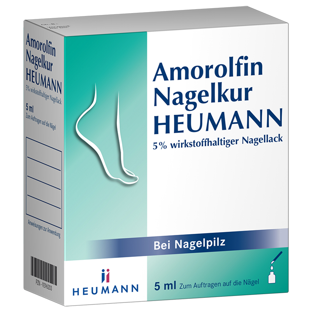 AMOROLFIN Nagelkur Heumann 5% wst.halt.Nagellack Abbildung für AMOROLFIN Nagelkur Heumann 5% wst.halt.Nagellack
