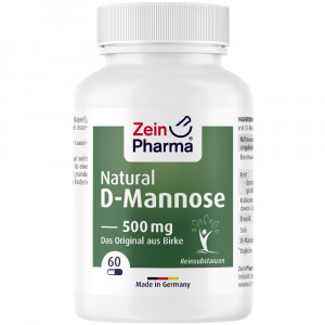 NATURAL D-Mannose 500 mg Kapseln Abbildung für NATURAL D-Mannose 500 mg Kapseln
