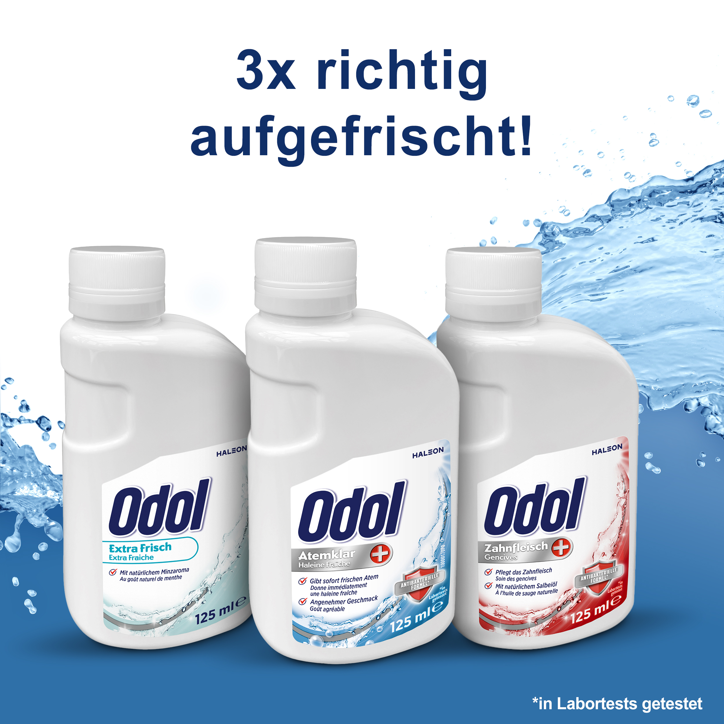 ODOL MUNDWASSER extra frisch Abbildung für ODOL MUNDWASSER extra frisch