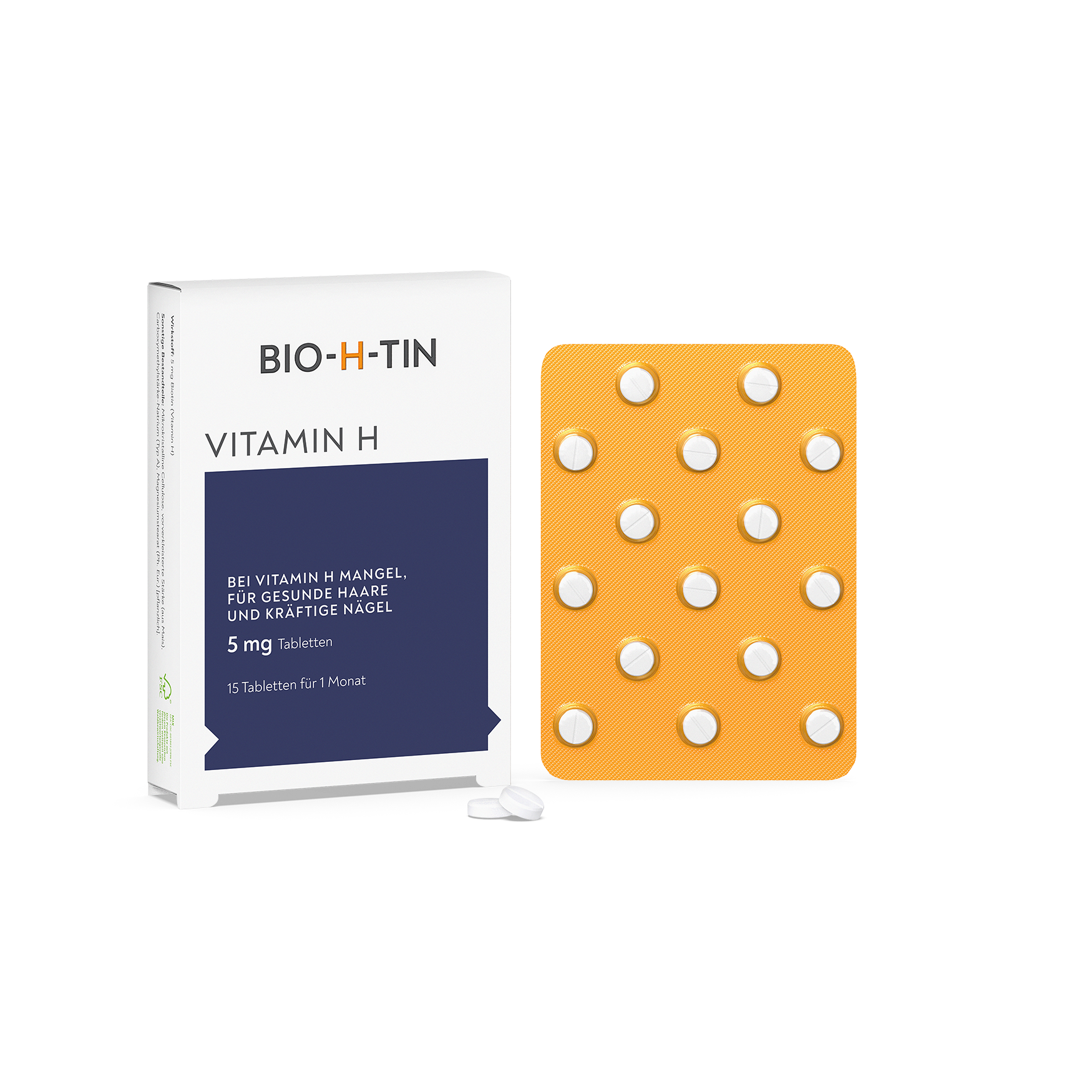 BIO-H-TIN Vitamin H 5 mg für 1 Monat Tabletten Abbildung für BIO-H-TIN Vitamin H 5 mg für 1 Monat Tabletten
