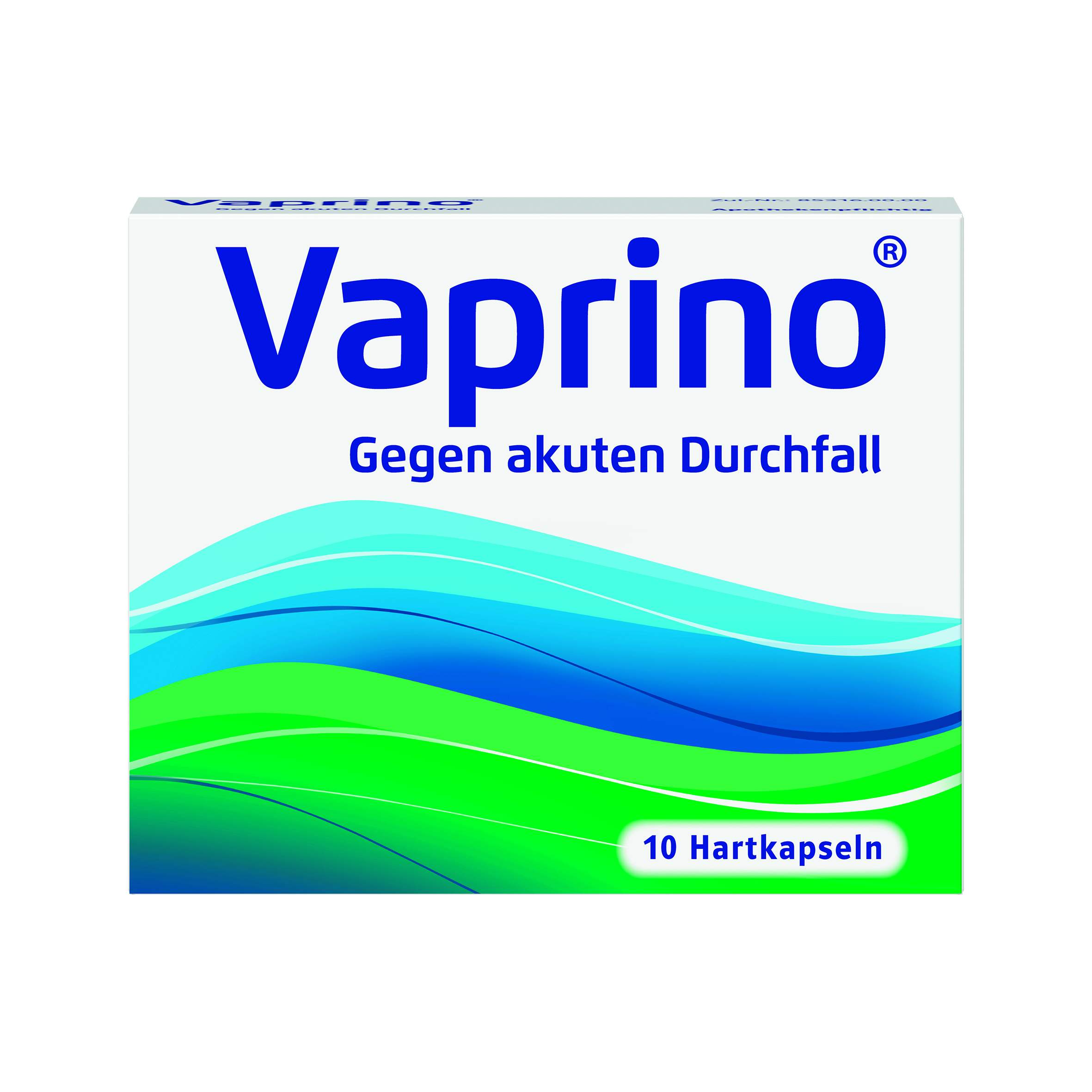 VAPRINO 100 mg Hartkapseln mit dem Wirkstoff Racecadotril gegen akuten Durchfall Abbildung für VAPRINO 100 mg Hartkapseln mit dem Wirkstoff Racecadotril gegen akuten Durchfall