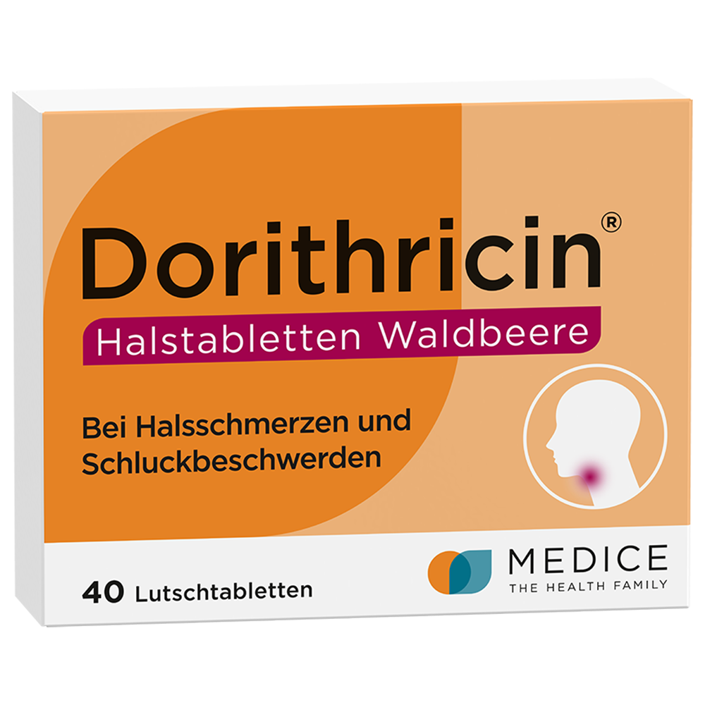 DORITHRICIN Halstabletten Waldbeere Abbildung für DORITHRICIN Halstabletten Waldbeere