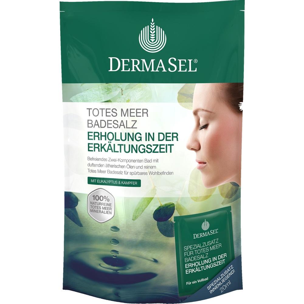 DERMASEL Totes Meer Badesalz+Erkältungszeit SPA Abbildung für DERMASEL Totes Meer Badesalz+Erkältungszeit SPA