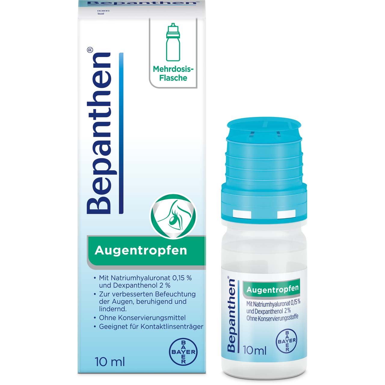 BEPANTHEN Augentropfen hilft bei trockenen, geröteten, juckenden oder brennenden Augen Abbildung für BEPANTHEN Augentropfen hilft bei trockenen, geröteten, juckenden oder brennenden Augen