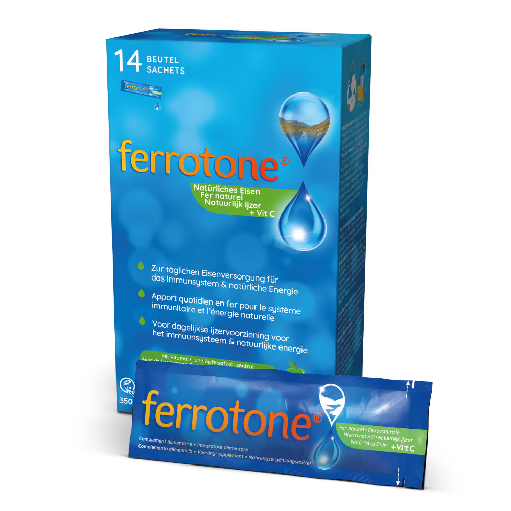 FERROTONE flüssiger Eisenlieferant mit Apfelsaftkonzentrat und Vitamin C Beutel Abbildung für FERROTONE flüssiger Eisenlieferant mit Apfelsaftkonzentrat und Vitamin C Beutel