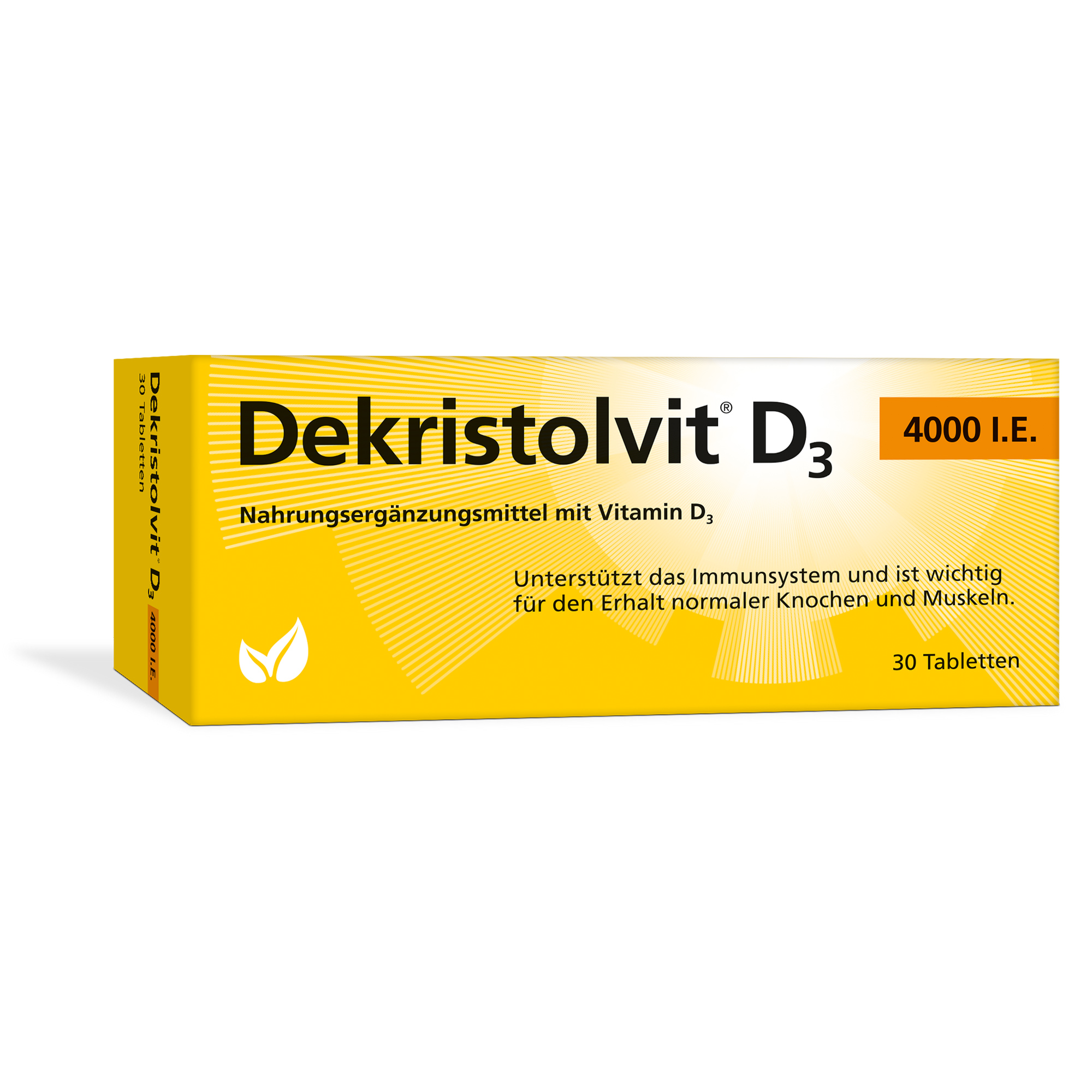 DEKRISTOLVIT D3 4.000 I.E. Tabletten Abbildung für DEKRISTOLVIT D3 4.000 I.E. Tabletten