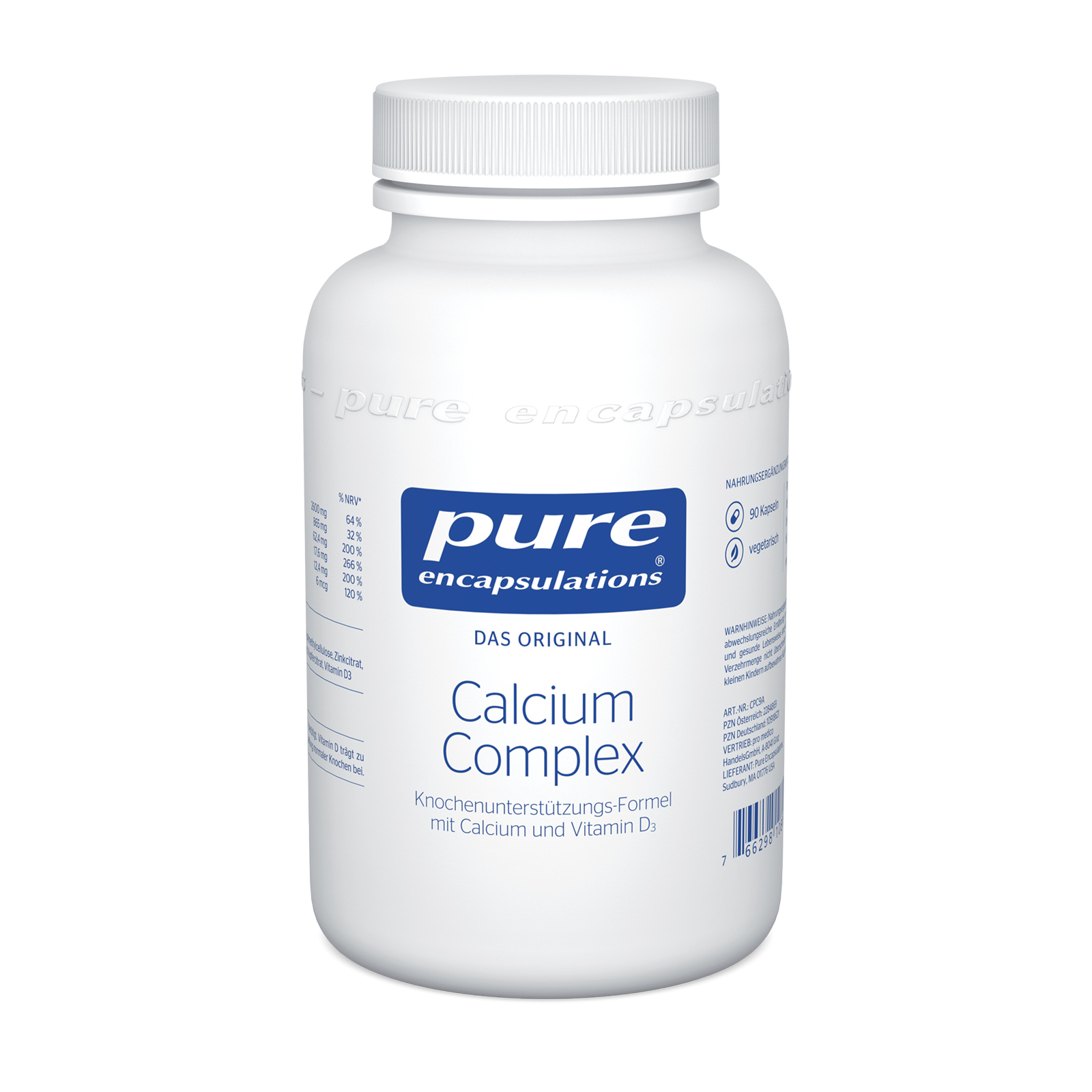 PURE ENCAPSULATIONS Calcium Complex Kapseln Abbildung für PURE ENCAPSULATIONS Calcium Complex Kapseln