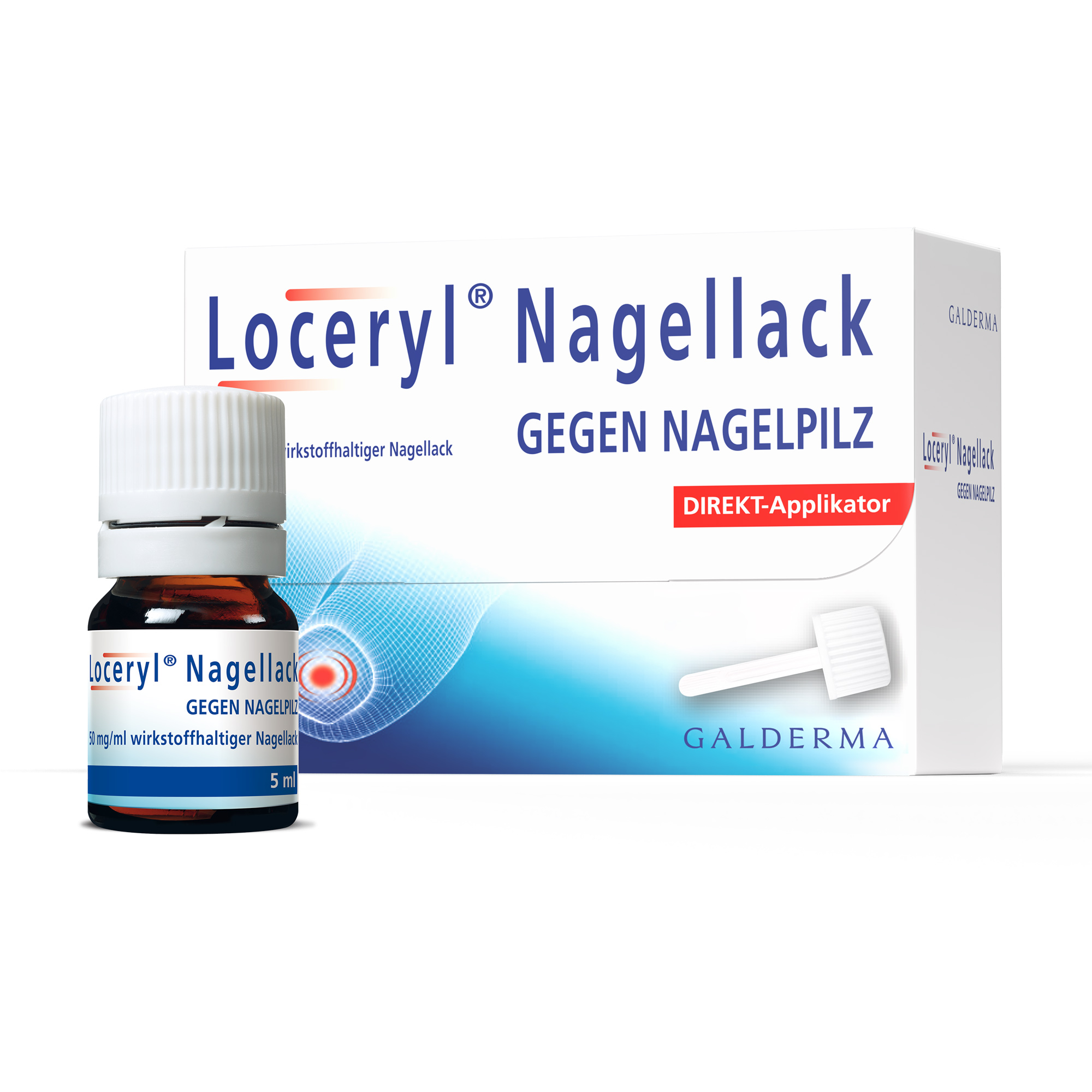LOCERYL Nagellack gegen Nagelpilz DIREKT-Applikat. Abbildung für LOCERYL Nagellack gegen Nagelpilz DIREKT-Applikat.