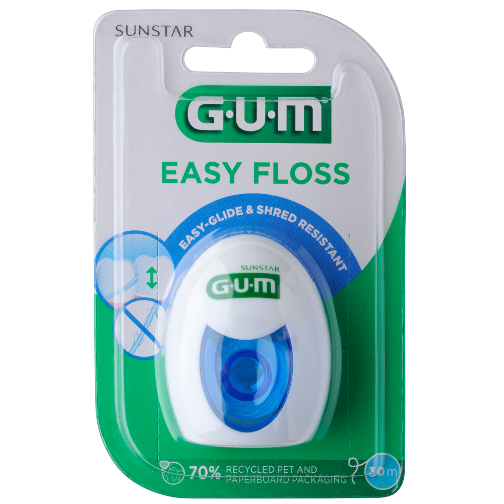 GUM Easy Floss Zahnseide gewach.30 m PTFE Zahnband Abbildung für GUM Easy Floss Zahnseide gewach.30 m PTFE Zahnband