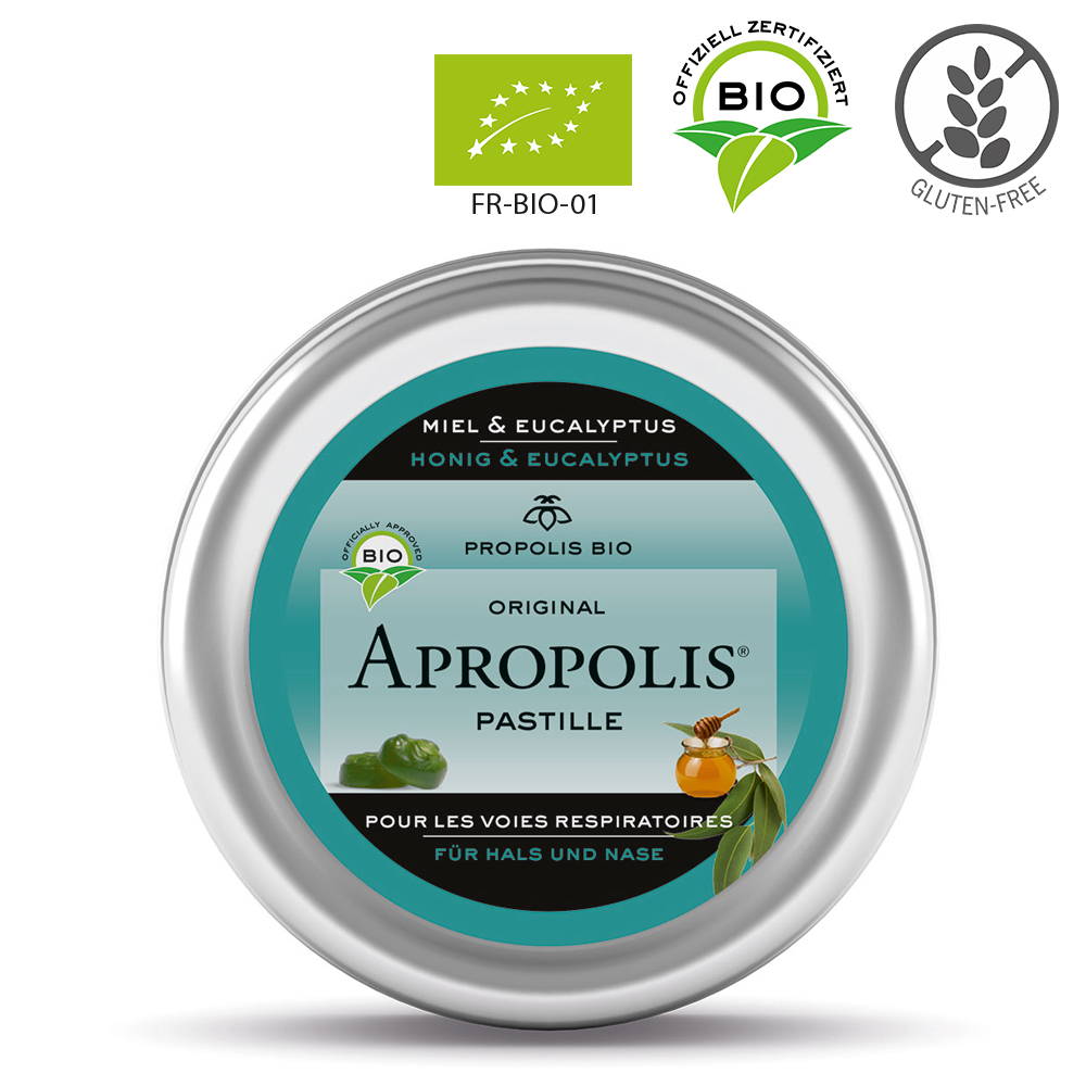 PROPOLIS PASTILLEN Eukalyptus Honig APROPOLIS BIO Abbildung für PROPOLIS PASTILLEN Eukalyptus Honig APROPOLIS BIO
