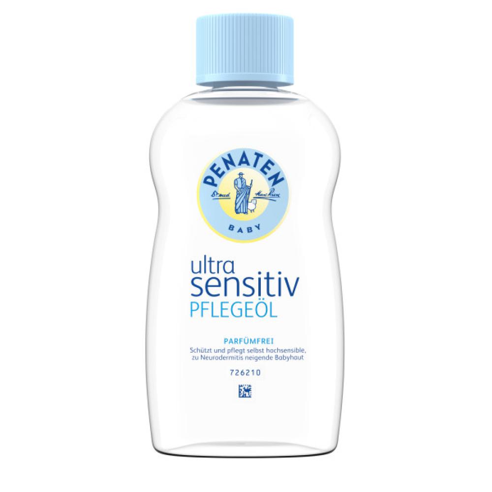 Penaten Baby Ultra Sensitiv Pflegeöl parfümfrei Abbildung für Penaten Baby Ultra Sensitiv Pflegeöl parfümfrei
