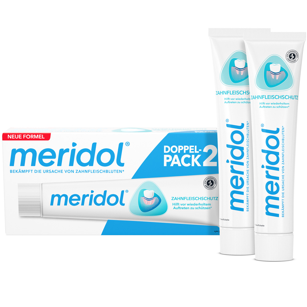 meridol 2x 75ml Zahnfleischschutz Zahnpasta bei Zahnfleischbluten Abbildung für meridol 2x 75ml Zahnfleischschutz Zahnpasta bei Zahnfleischbluten