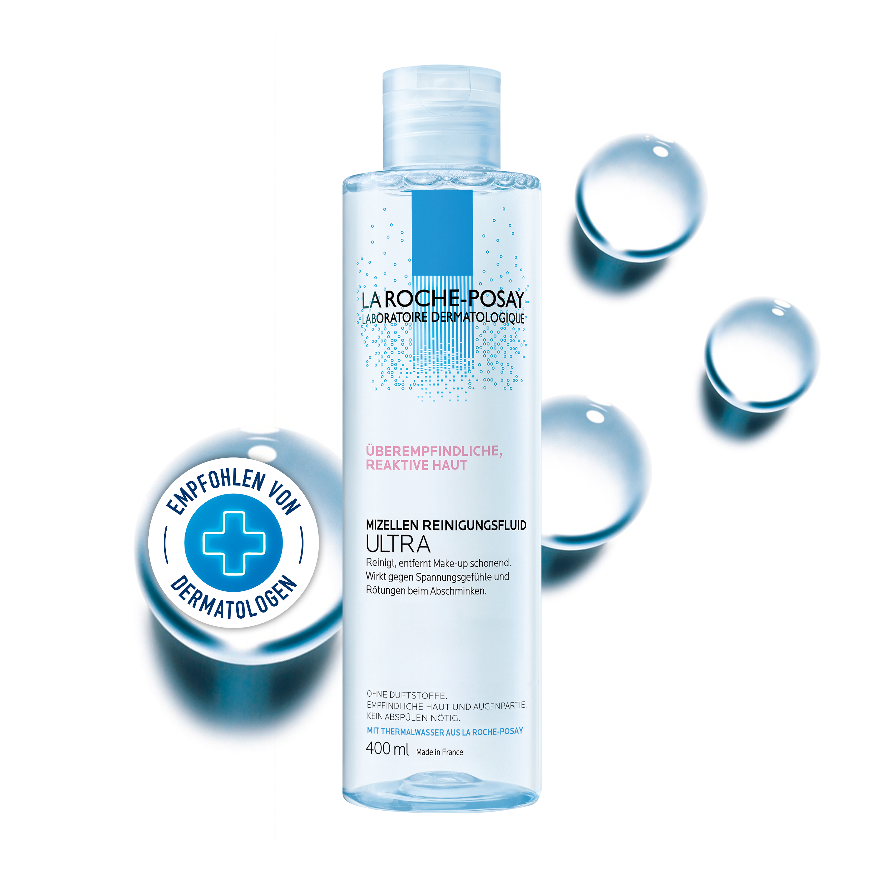 LA ROCHE-POSAY Mizellen Reinigungsfluid reaktive Haut Abbildung für LA ROCHE-POSAY Mizellen Reinigungsfluid reaktive Haut