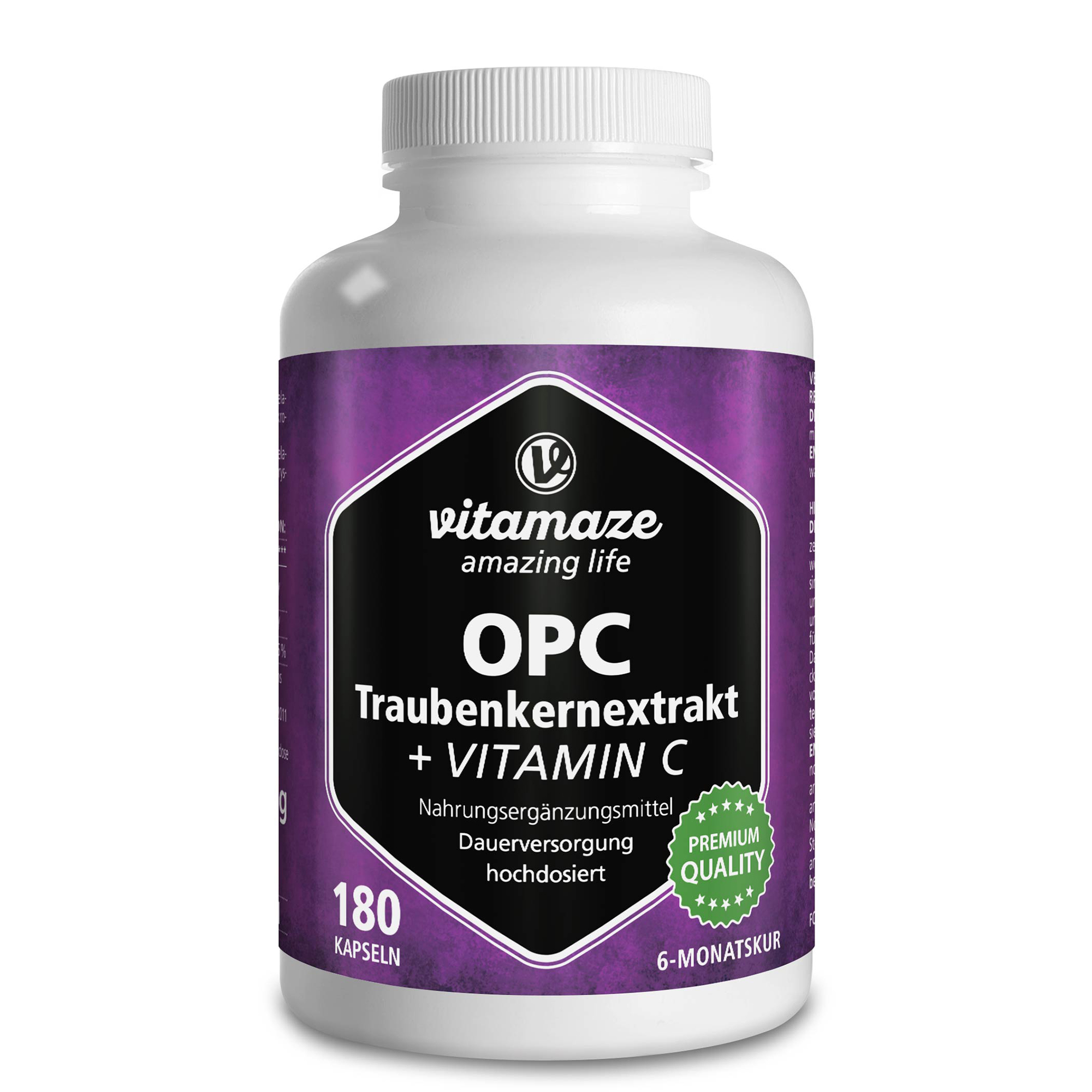 OPC TRAUBENKERNEXTRAKT hochdosiert+Vitamin C Kaps. Abbildung für OPC TRAUBENKERNEXTRAKT hochdosiert+Vitamin C Kaps.