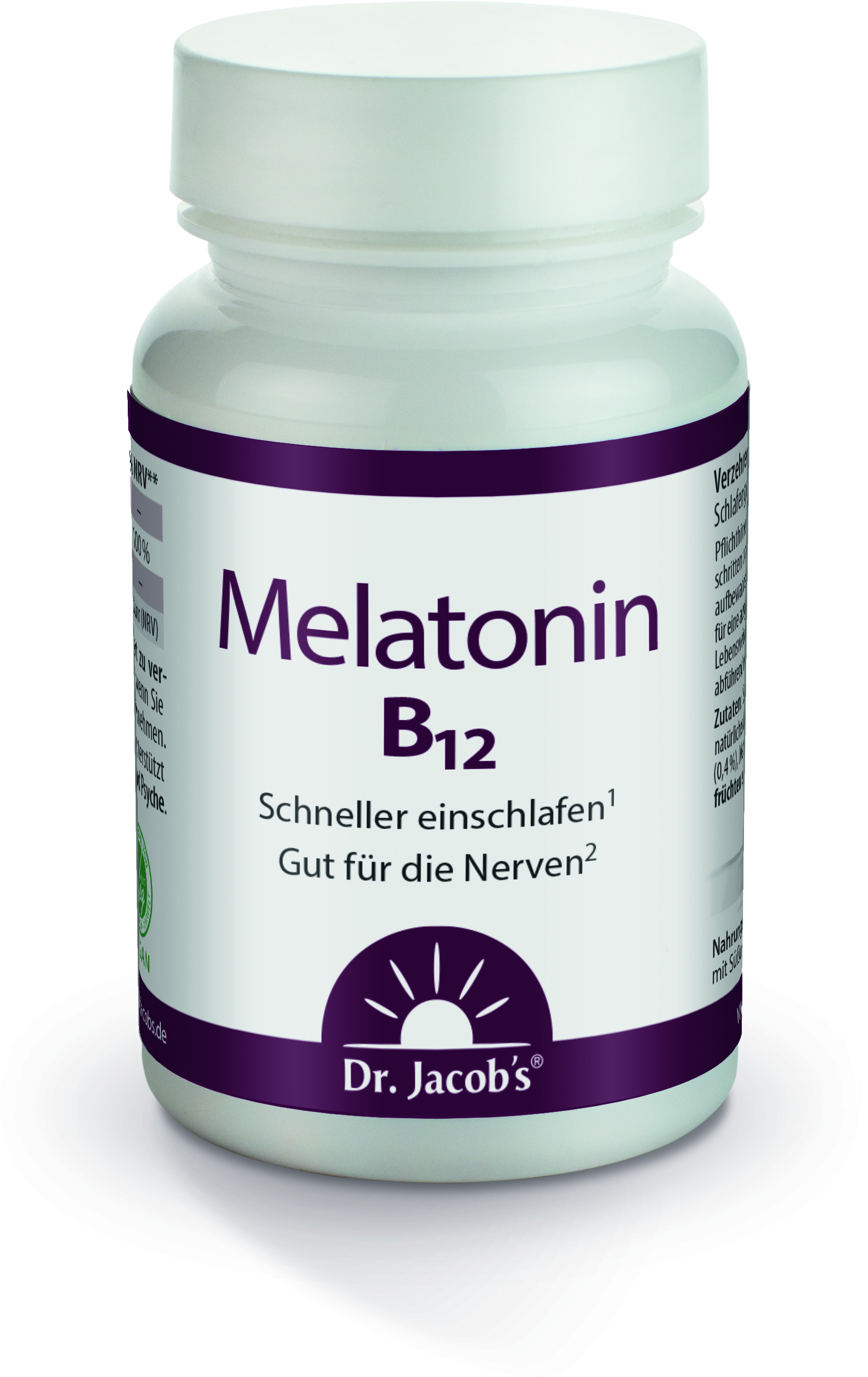 MELATONIN B12 Dr.Jacob's Tabletten Abbildung für MELATONIN B12 Dr.Jacob's Tabletten