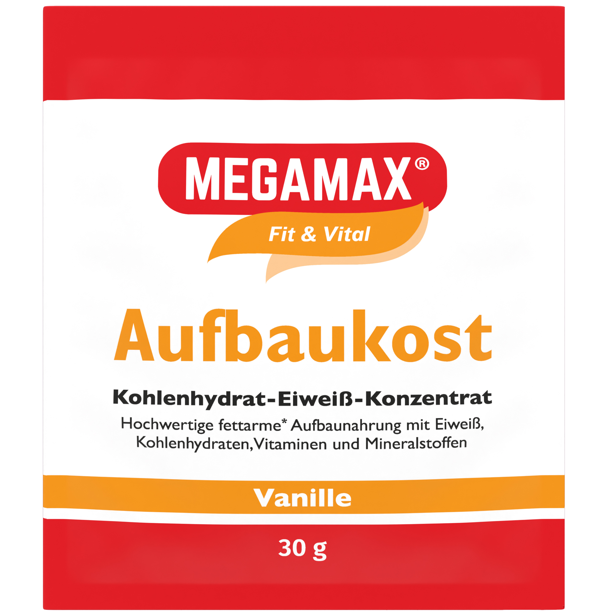 MEGAMAX Aufbaukost Vanille Pulver Abbildung für MEGAMAX Aufbaukost Vanille Pulver