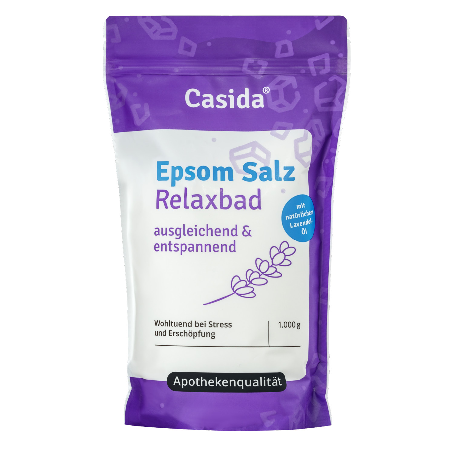 EPSOM Salz Relaxbad mit Lavendel Abbildung für EPSOM Salz Relaxbad mit Lavendel