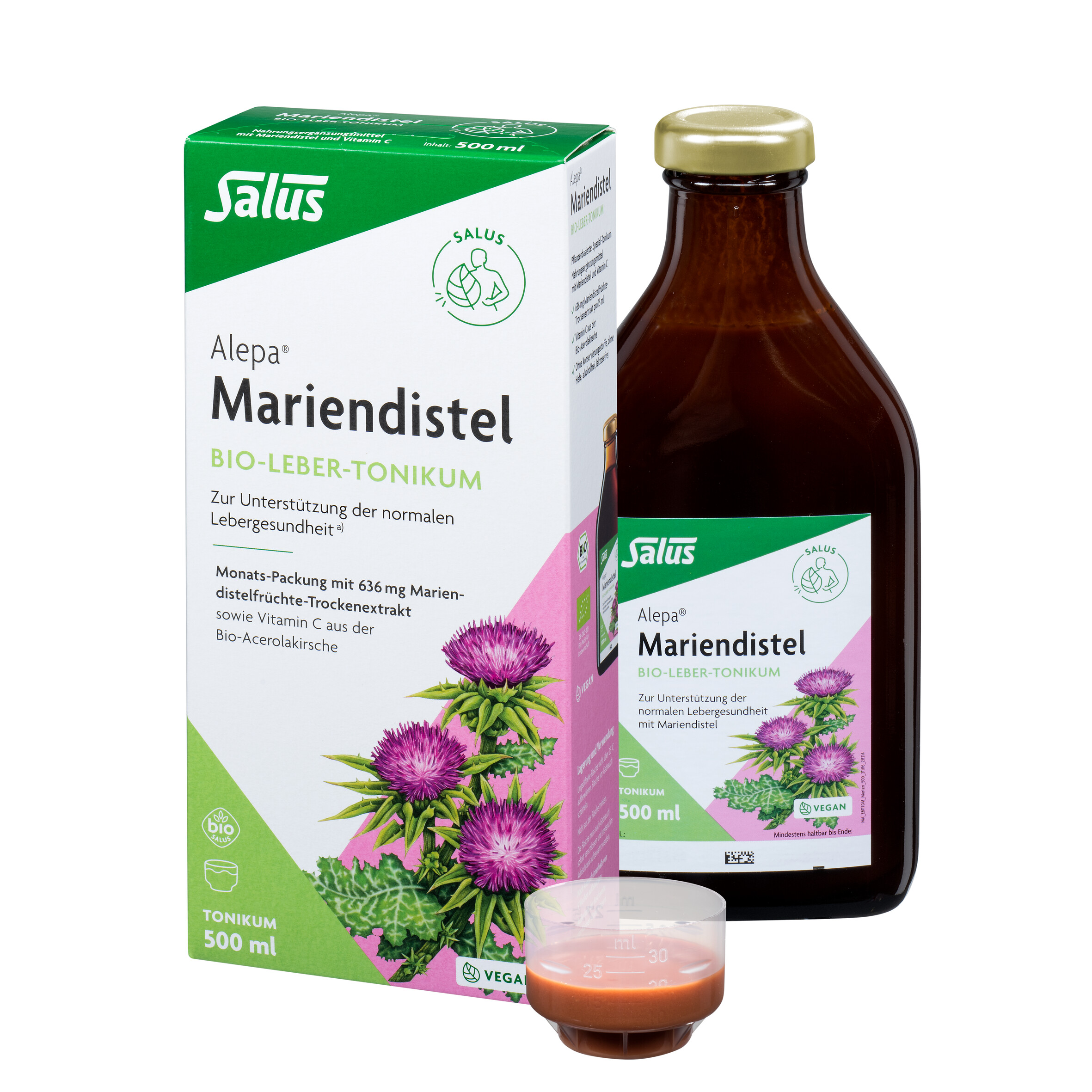ALEPA Mariendistel Bio-Leber-Tonikum Salus Abbildung für ALEPA Mariendistel Bio-Leber-Tonikum Salus