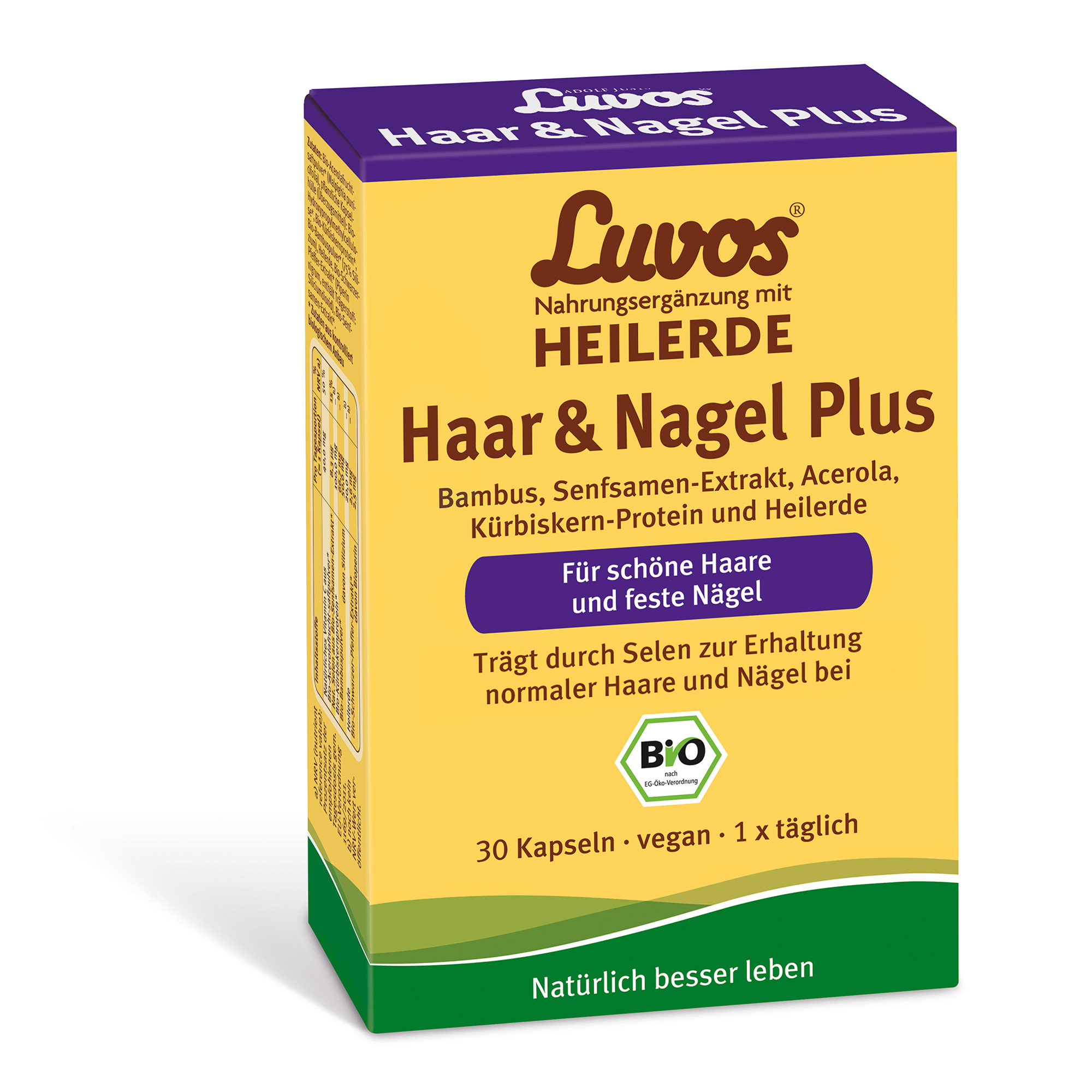LUVOS Heilerde Bio Haar & Nagel Plus Kapseln Abbildung für LUVOS Heilerde Bio Haar & Nagel Plus Kapseln