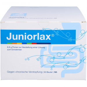JUNIORLAX Pulver z.Herst.e.Lösung z.Einnehmen Abbildung für JUNIORLAX Pulver z.Herst.e.Lösung z.Einnehmen