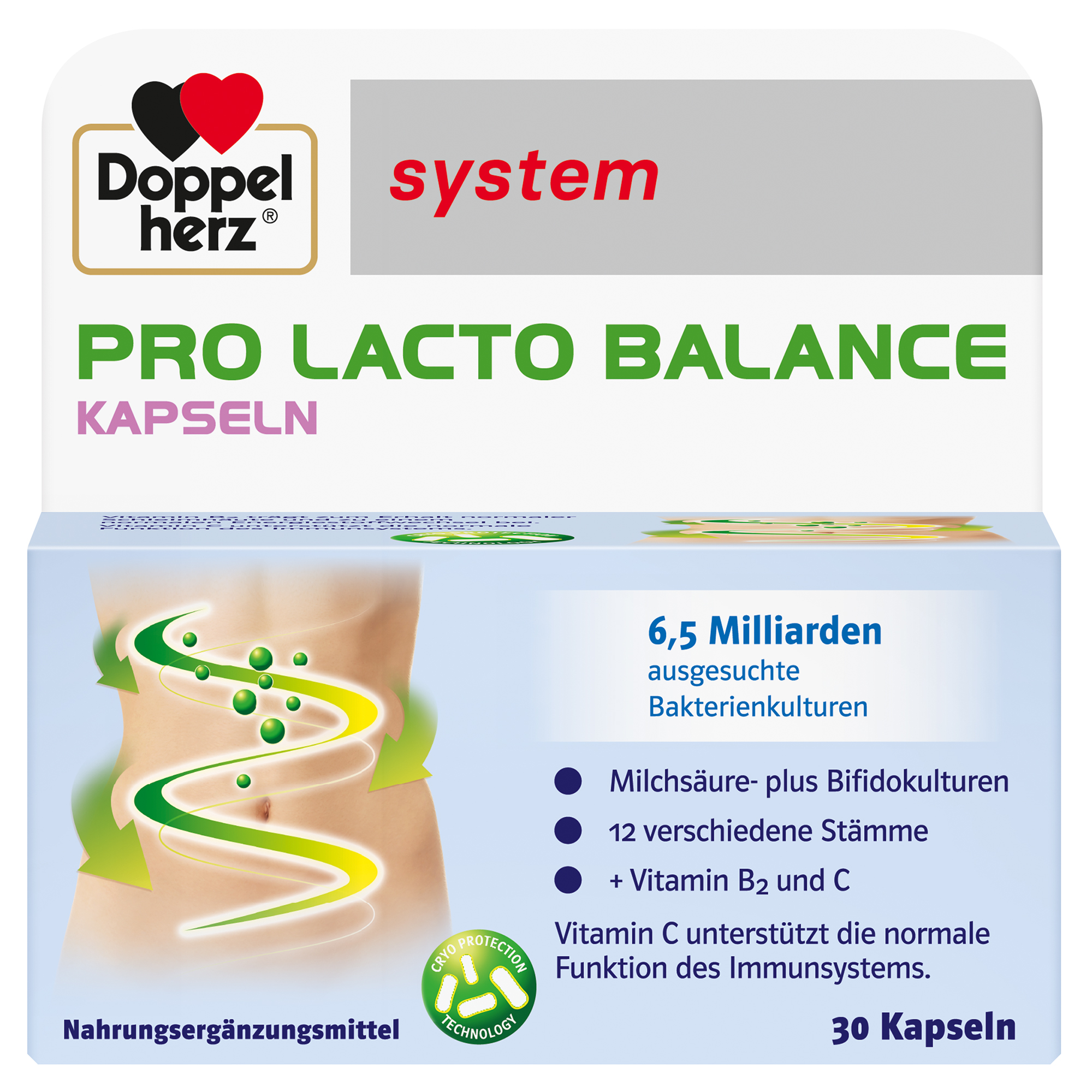 DOPPELHERZ Pro Lacto Balance system Kapseln Abbildung für DOPPELHERZ Pro Lacto Balance system Kapseln