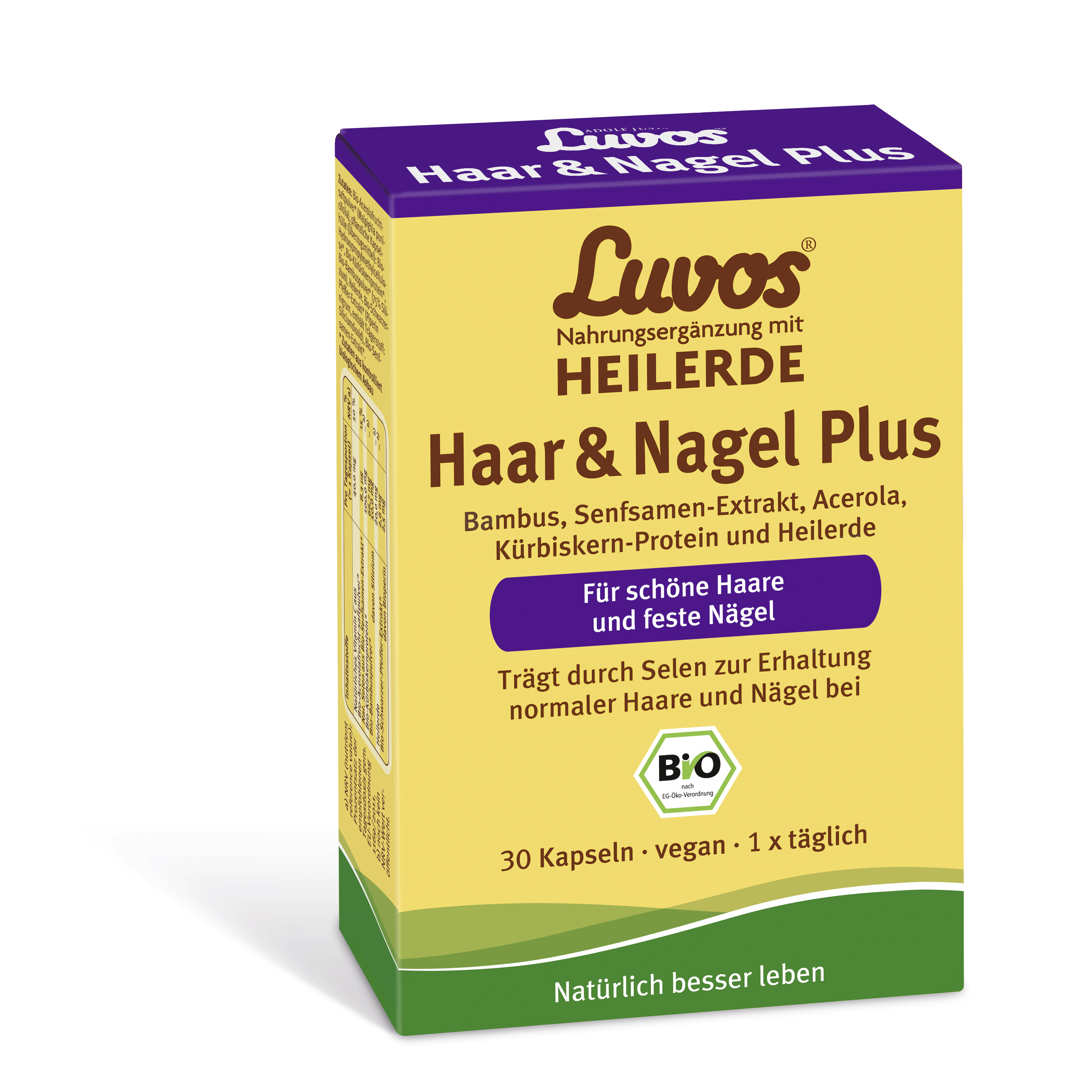 LUVOS Heilerde Bio Haar & Nagel Plus Kapseln Abbildung für LUVOS Heilerde Bio Haar & Nagel Plus Kapseln