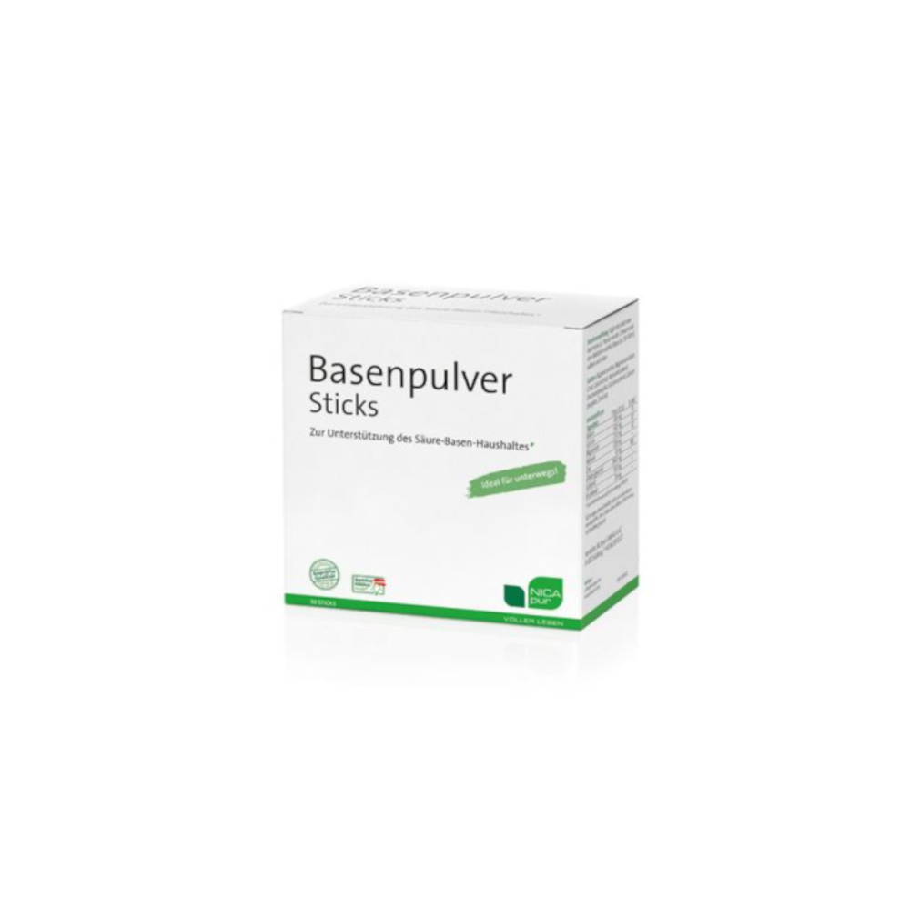NICAPUR Basenpulver Sticks Abbildung für NICAPUR Basenpulver Sticks