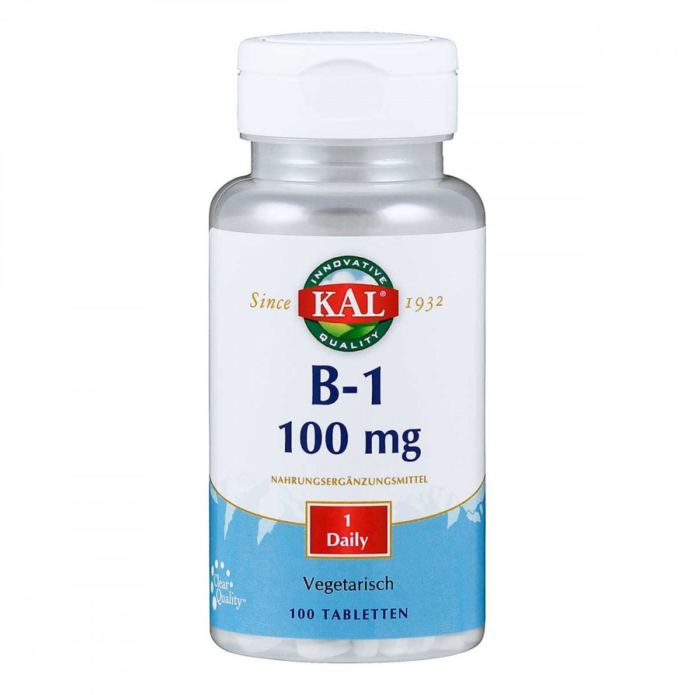 VITAMIN B1 THIAMIN 100 mg Tabletten Abbildung für VITAMIN B1 THIAMIN 100 mg Tabletten