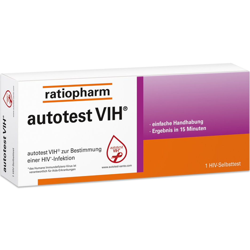 AUTOTEST VIH HIV-Selbsttest ratiopharm Abbildung für AUTOTEST VIH HIV-Selbsttest ratiopharm