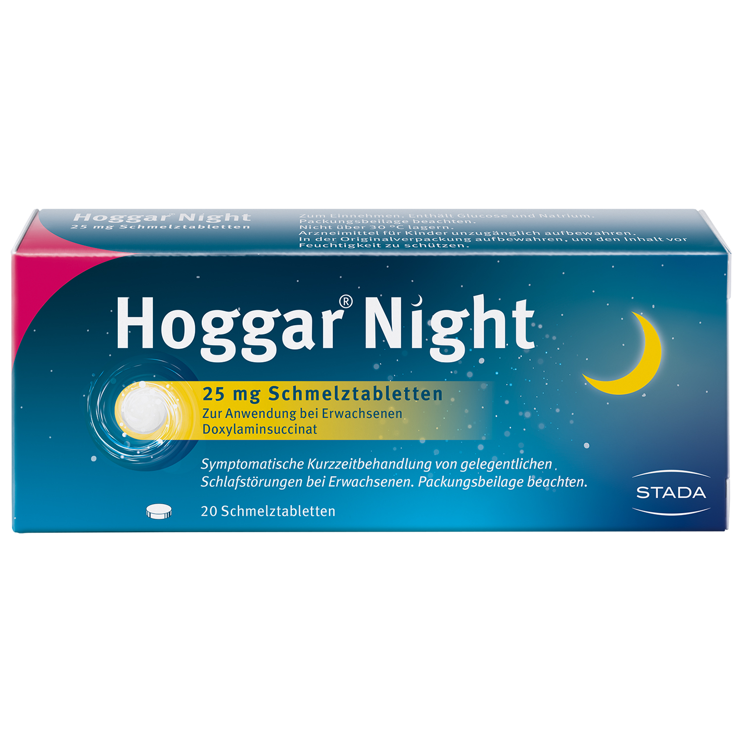 HOGGAR Night 25 mg Schmelztabletten Abbildung für HOGGAR Night 25 mg Schmelztabletten