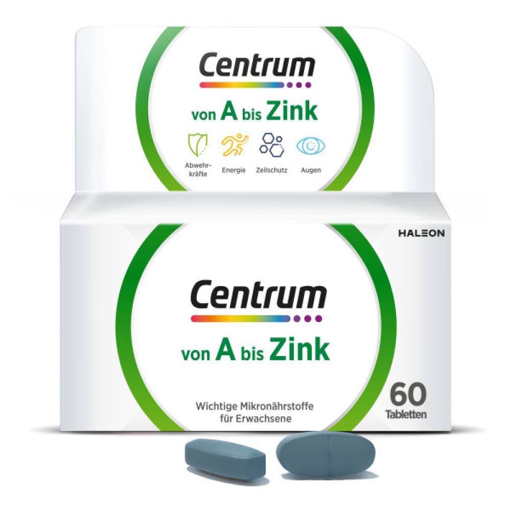 CENTRUM A-Zink Tabletten Abbildung für CENTRUM A-Zink Tabletten