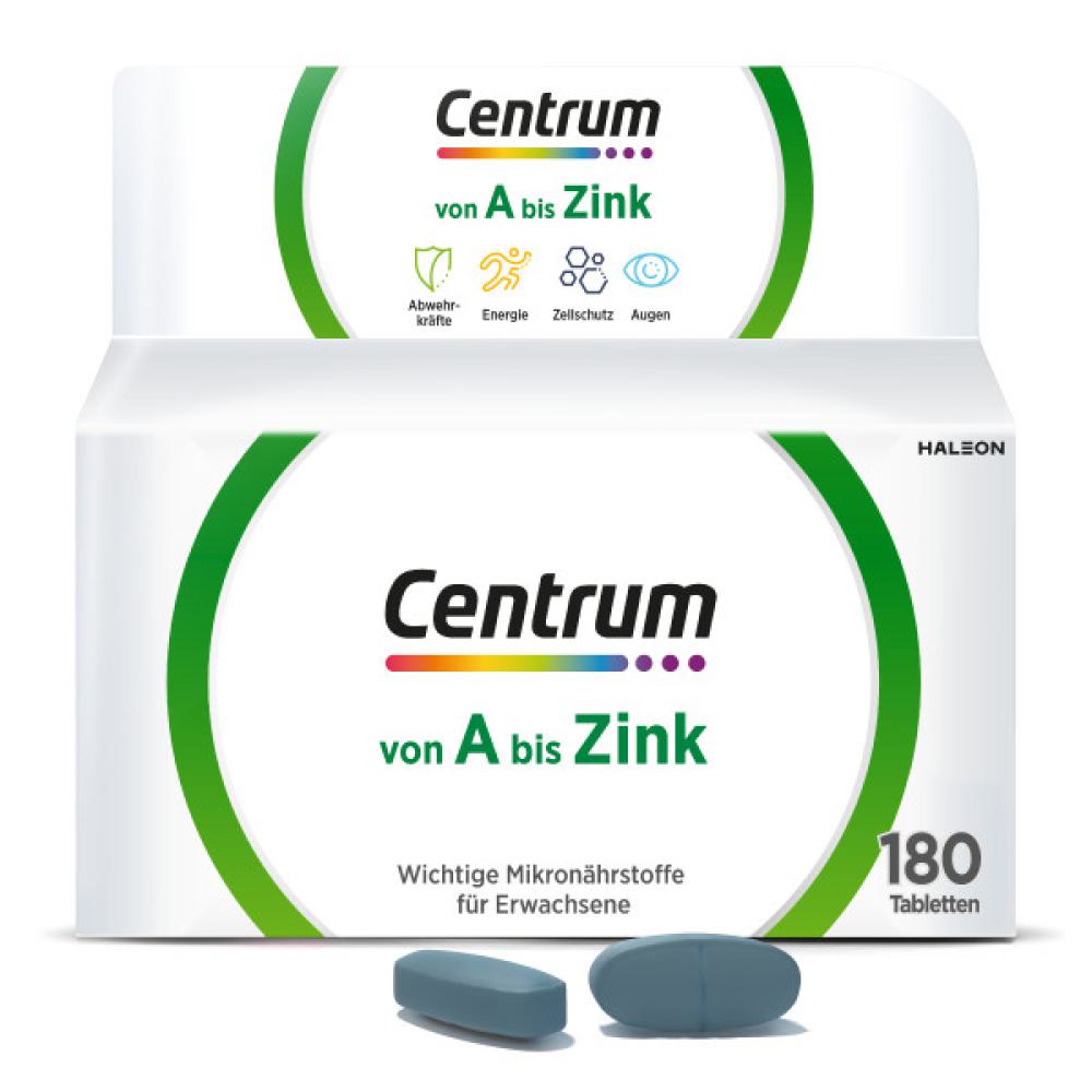 CENTRUM A-Zink Tabletten Abbildung für CENTRUM A-Zink Tabletten