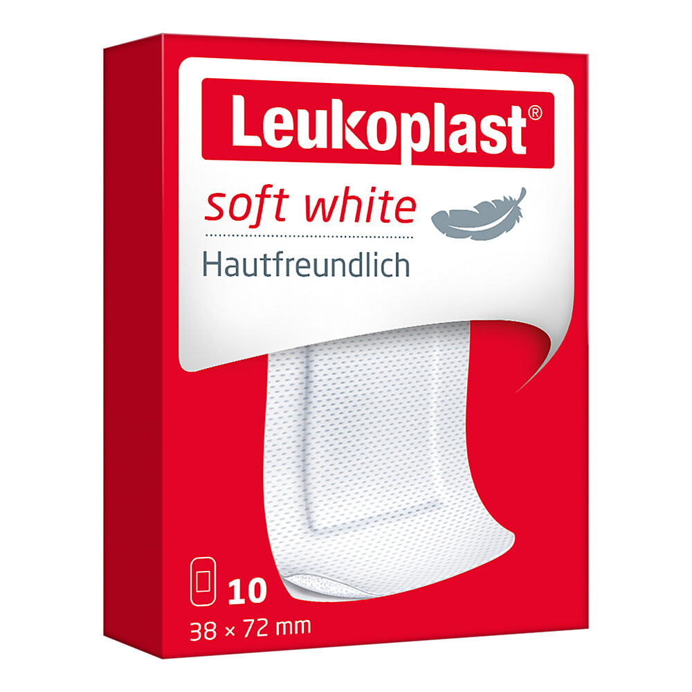 LEUKOPLAST soft white Pflasterstrips 38x72 mm Abbildung für LEUKOPLAST soft white Pflasterstrips 38x72 mm