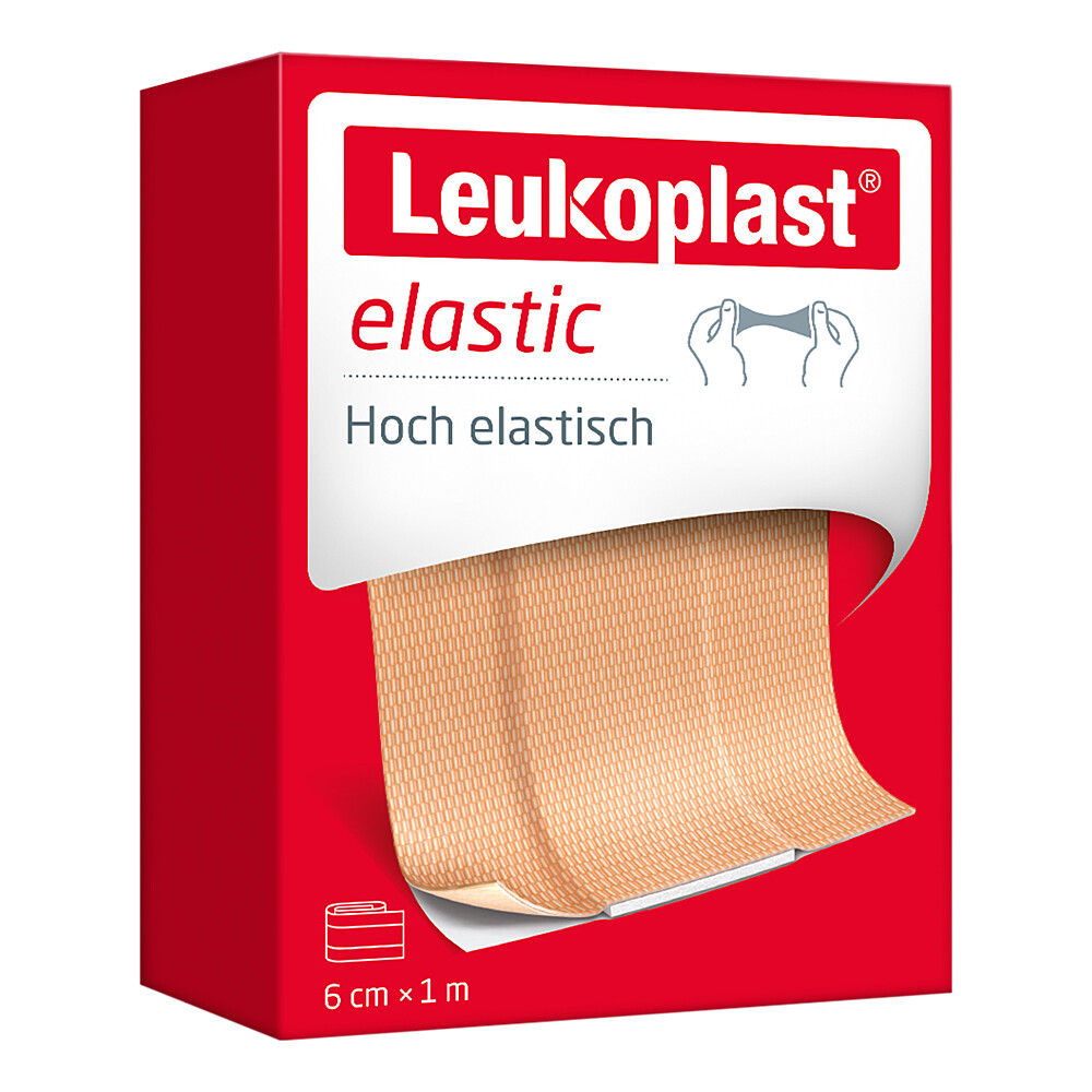 LEUKOPLAST Elastic Pflaster 6 cmx1 m Abbildung für LEUKOPLAST Elastic Pflaster 6 cmx1 m