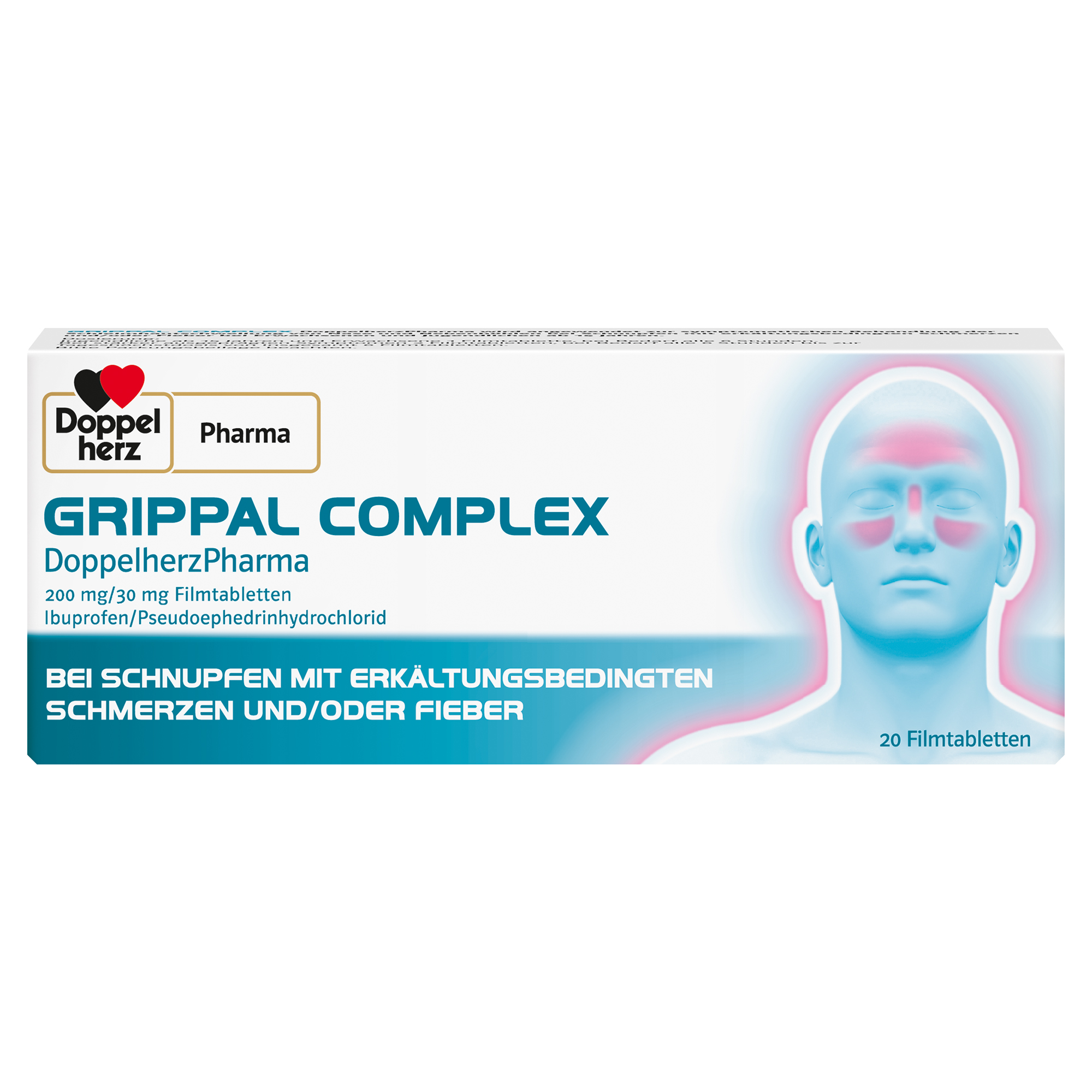 GRIPPAL COMPLEX DoppelherzPharma 200 mg/30 mg FTA Abbildung für GRIPPAL COMPLEX DoppelherzPharma 200 mg/30 mg FTA