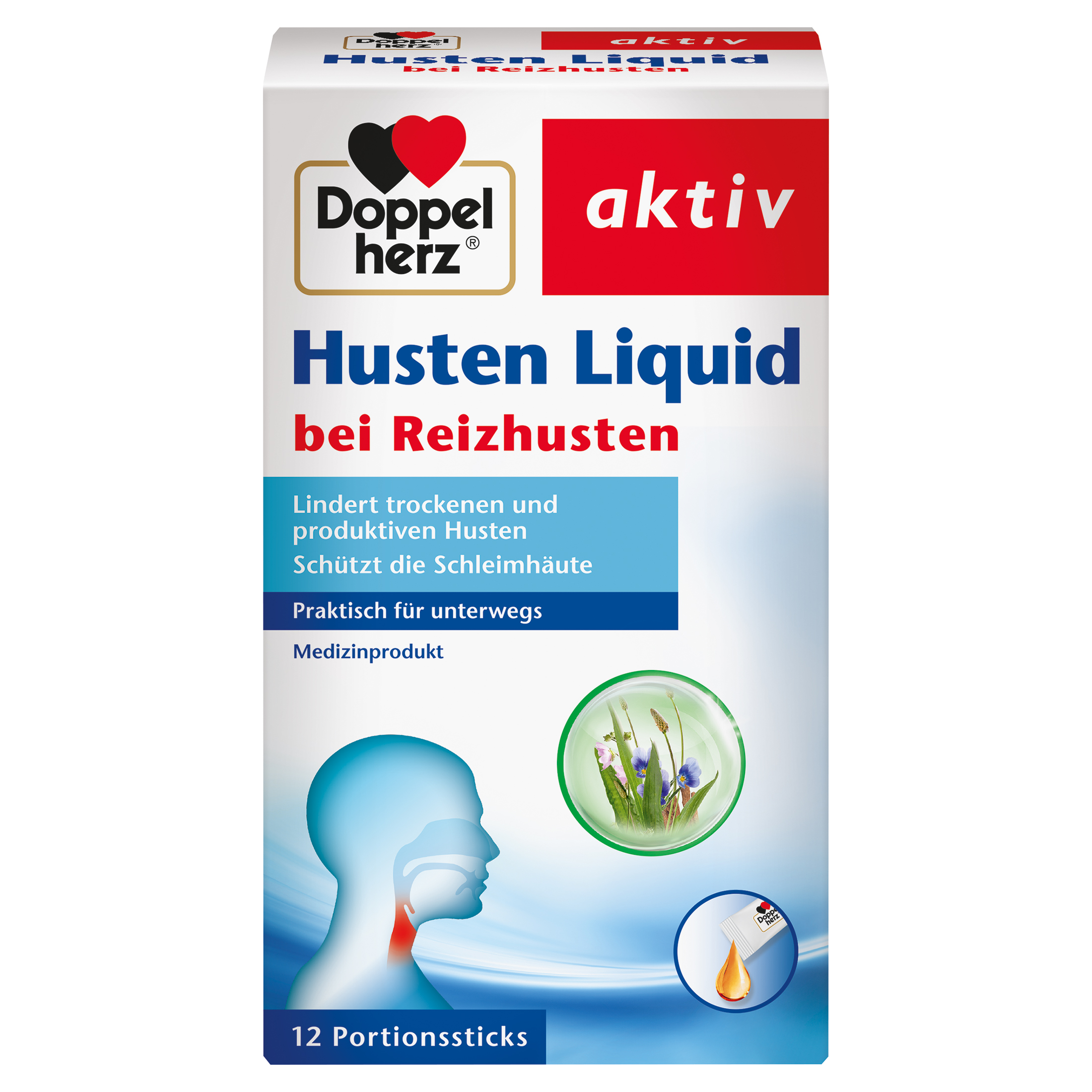 DOPPELHERZ Husten Liquid Sticks Abbildung für DOPPELHERZ Husten Liquid Sticks