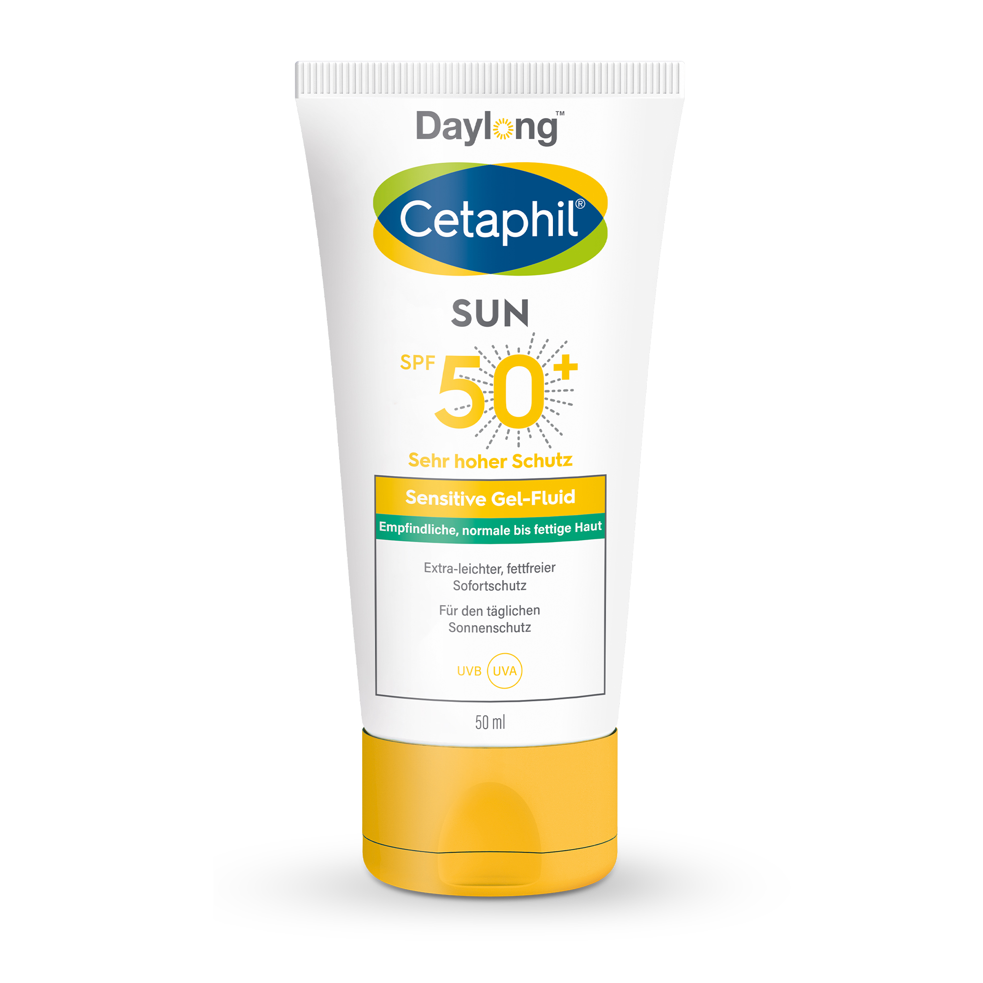 CETAPHIL Sun Daylong SPF 50+ sens.Gel-Fluid Gesich Abbildung für CETAPHIL Sun Daylong SPF 50+ sens.Gel-Fluid Gesich