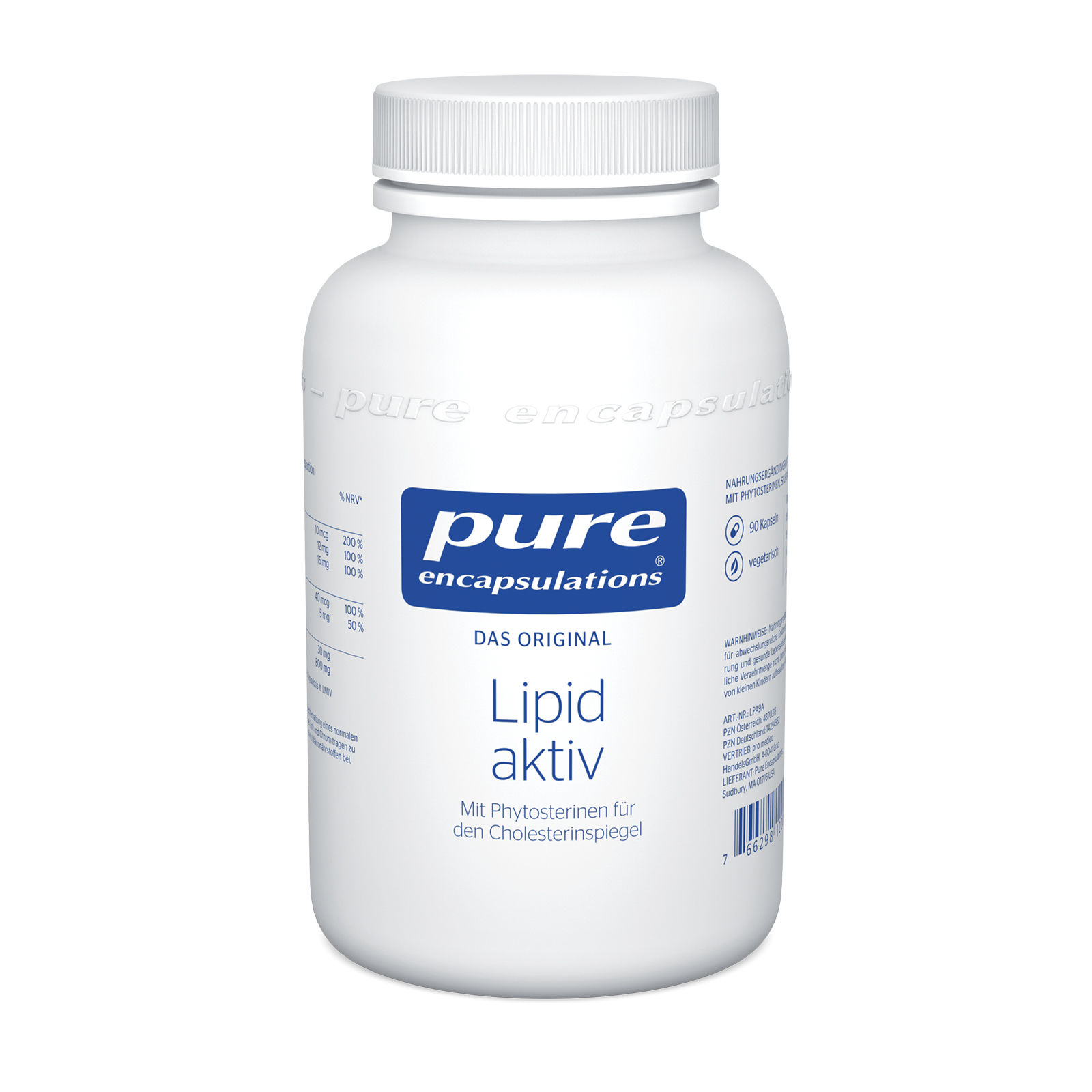 PURE ENCAPSULATIONS Lipid aktiv Kapseln Abbildung für PURE ENCAPSULATIONS Lipid aktiv Kapseln