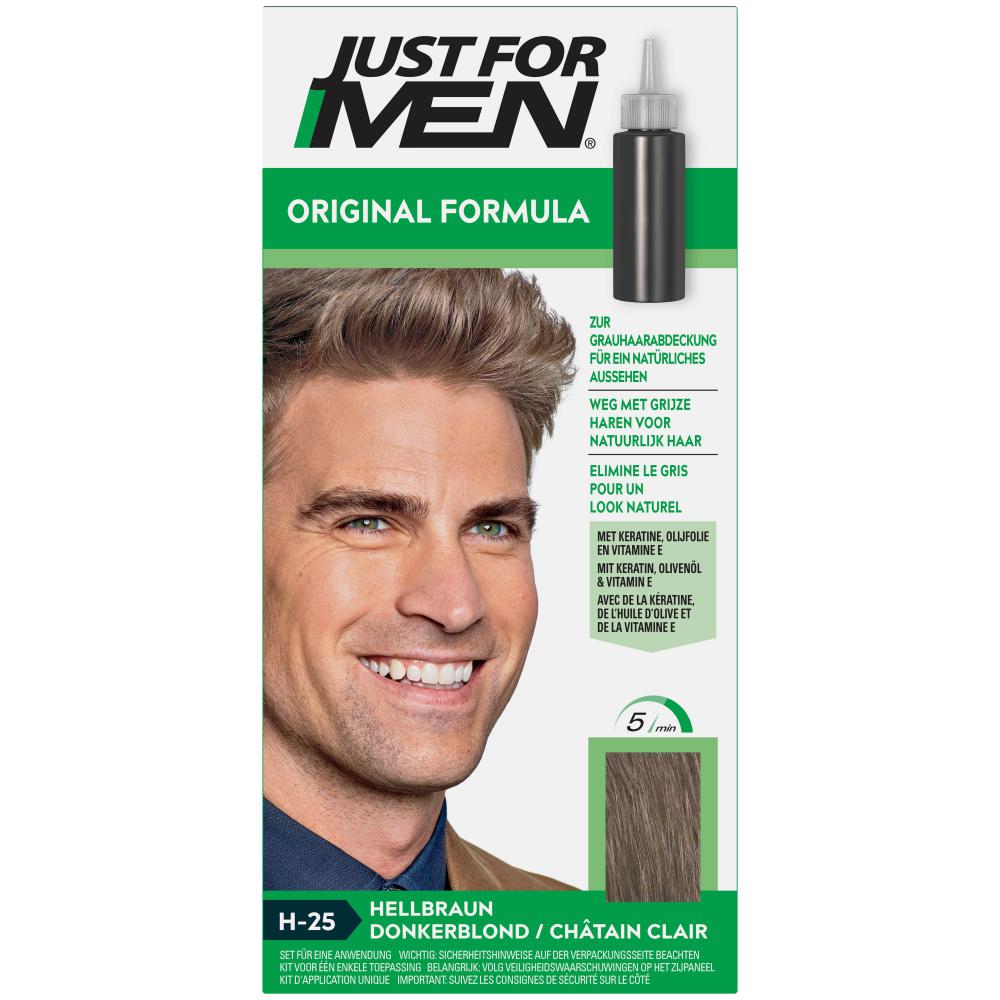 JUST for men Tönungsshampoo hellbraun Abbildung für JUST for men Tönungsshampoo hellbraun