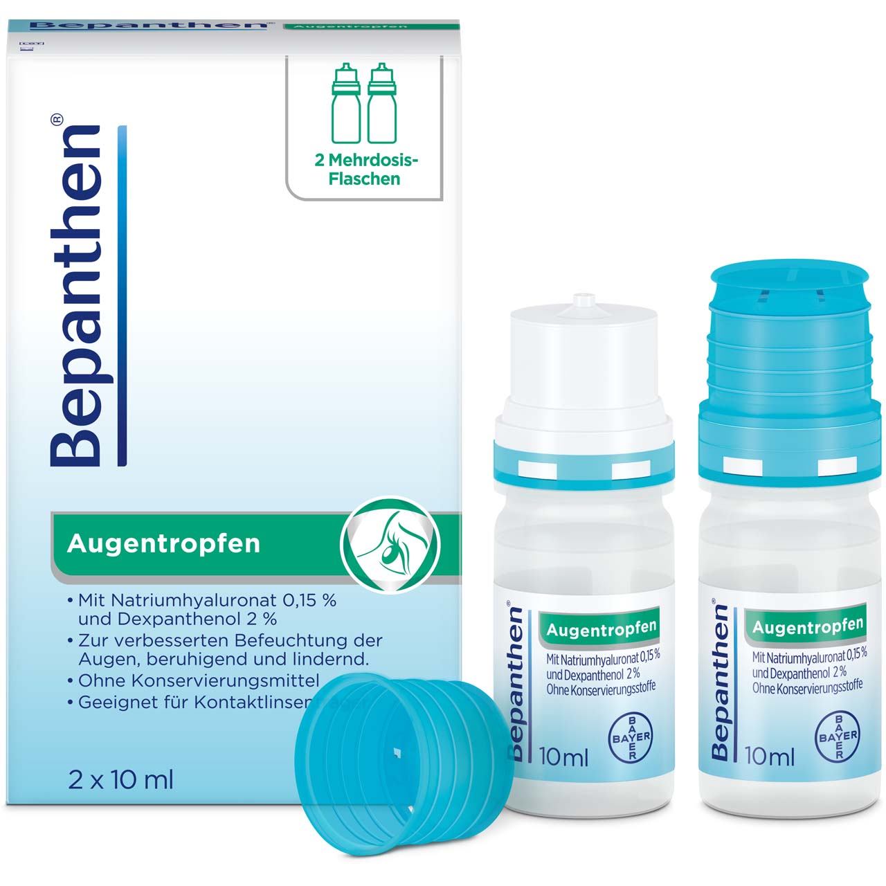 BEPANTHEN Augentropfen hilft bei trockenen, geröteten, juckenden oder brennenden Augen Abbildung für BEPANTHEN Augentropfen hilft bei trockenen, geröteten, juckenden oder brennenden Augen