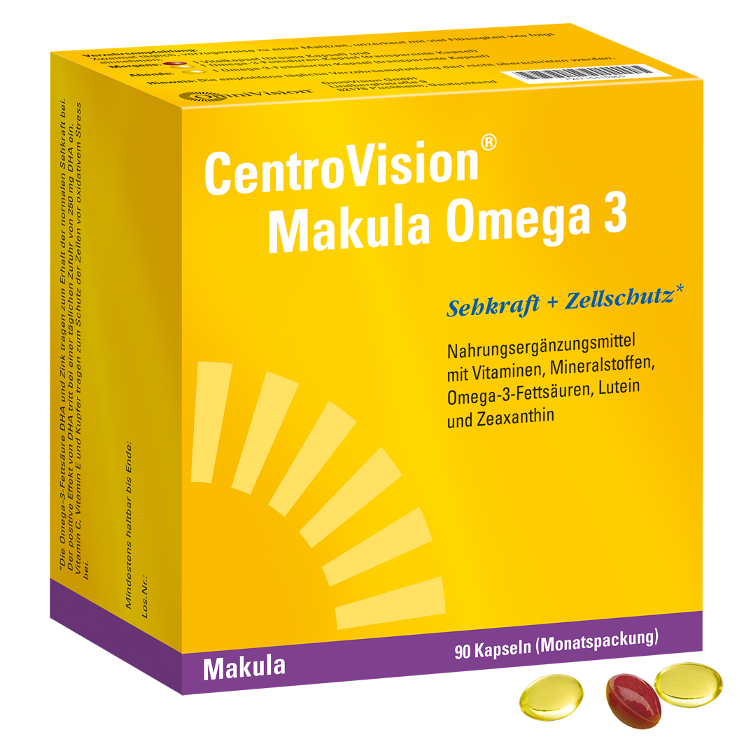 CENTROVISION Makula Omega-3 Kapseln Abbildung für CENTROVISION Makula Omega-3 Kapseln