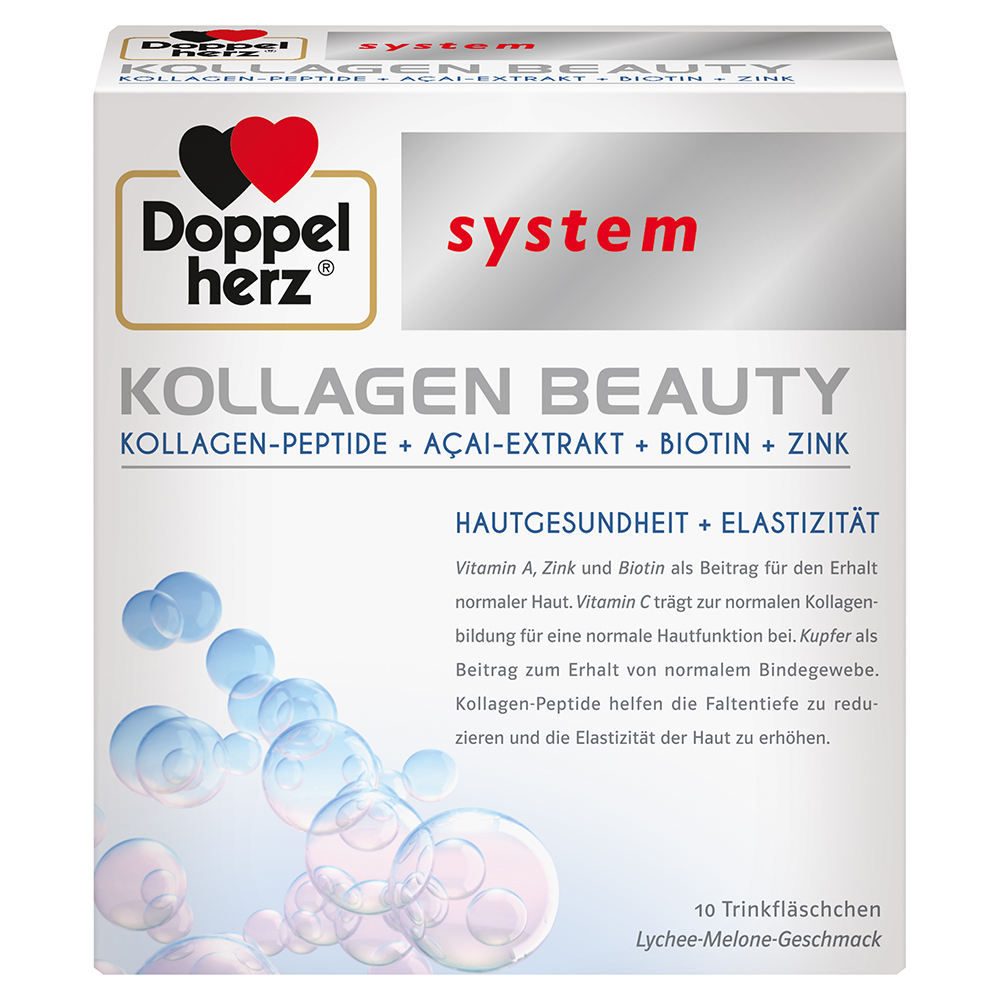 DOPPELHERZ Kollagen Beauty system Trinkfläschchen Abbildung für DOPPELHERZ Kollagen Beauty system Trinkfläschchen