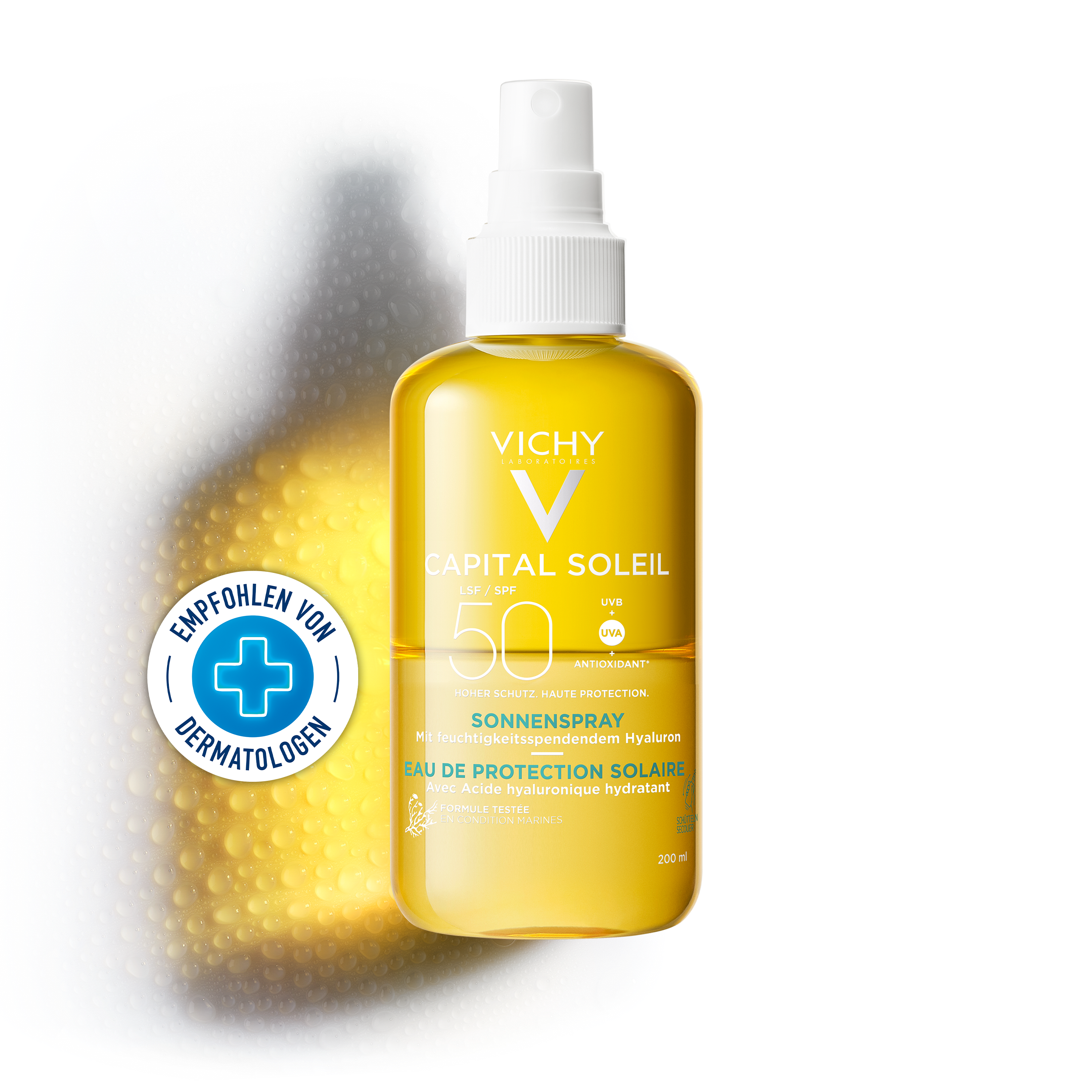 VICHY CAPITAL Soleil Sonnenspray+Hyaluron LSF 50 Abbildung für VICHY CAPITAL Soleil Sonnenspray+Hyaluron LSF 50